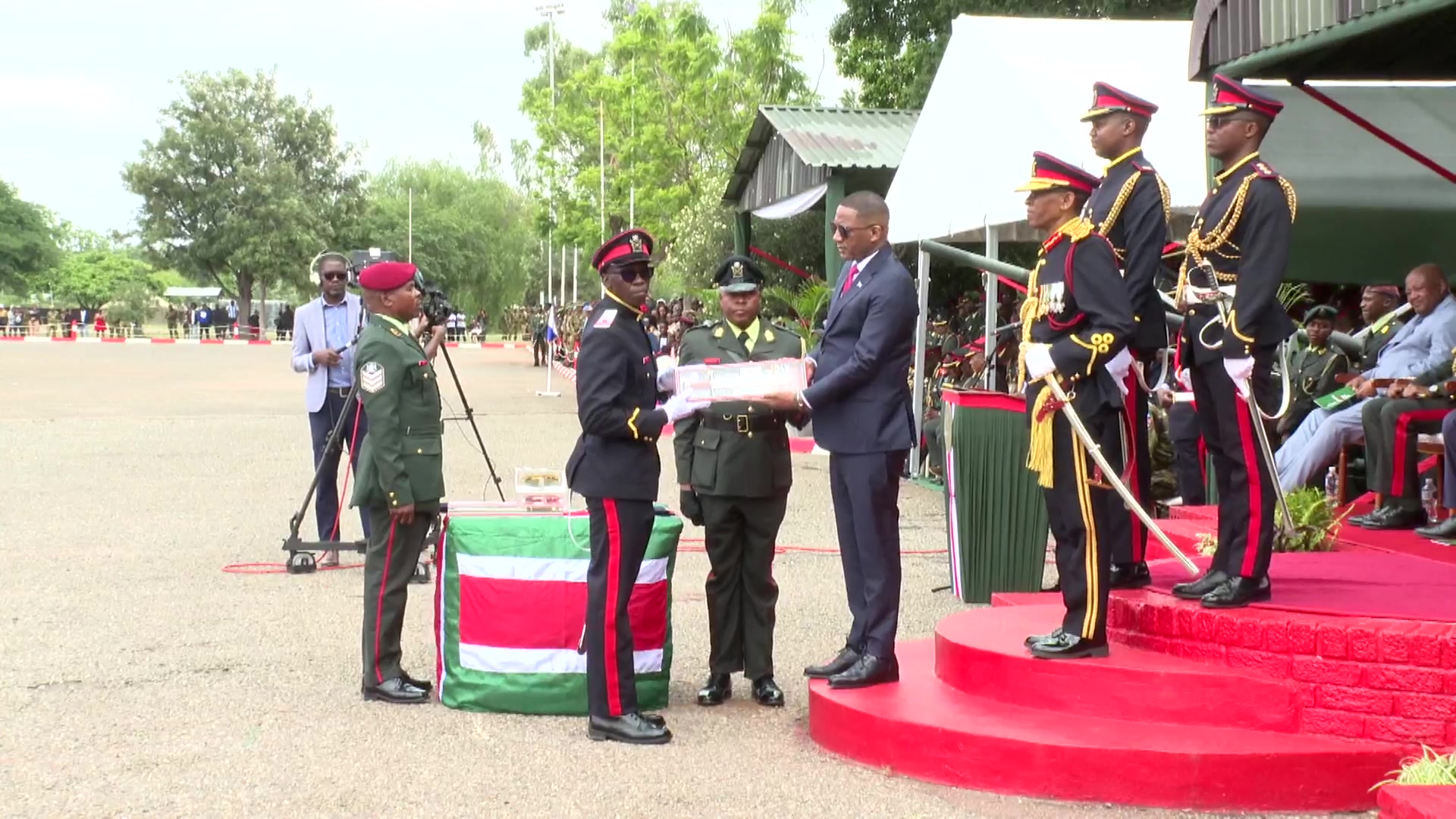 BOTSWANA DEFENCE FORCE, BDF- THEBE YA SECHABA COMMISSIONING PARADE ...