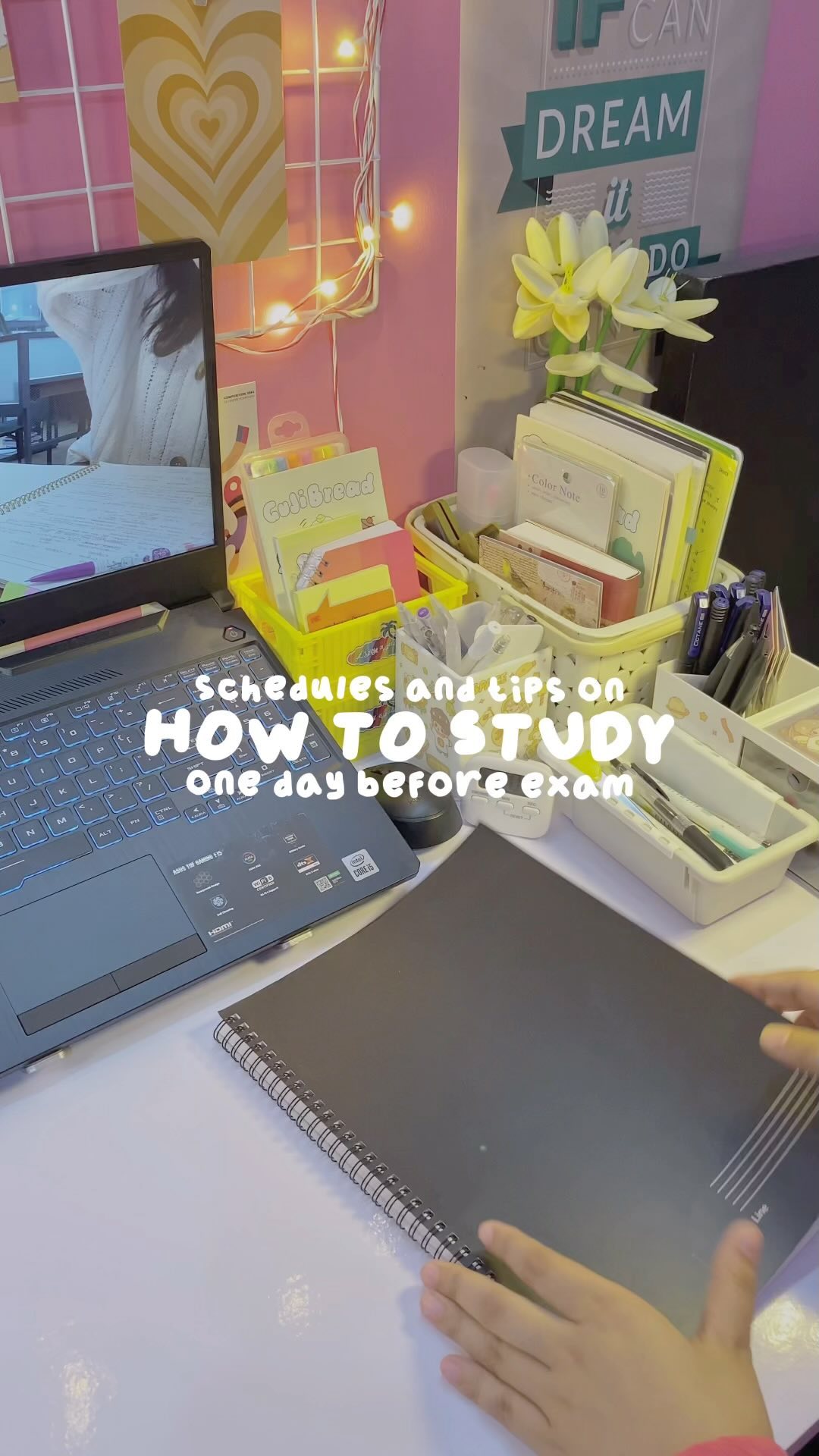 📝:: How to study one day before exam ╰┈ [💬:: Share your own day-before ...