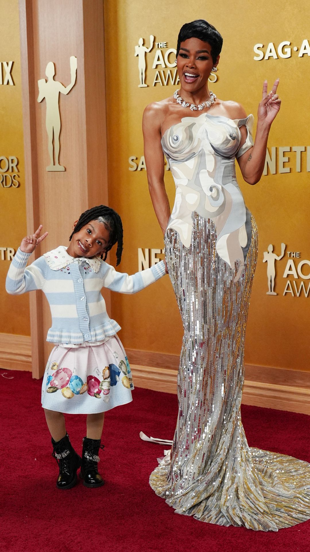 AP - Teyana Taylor's daughter Rue poses alongside her... | Facebook