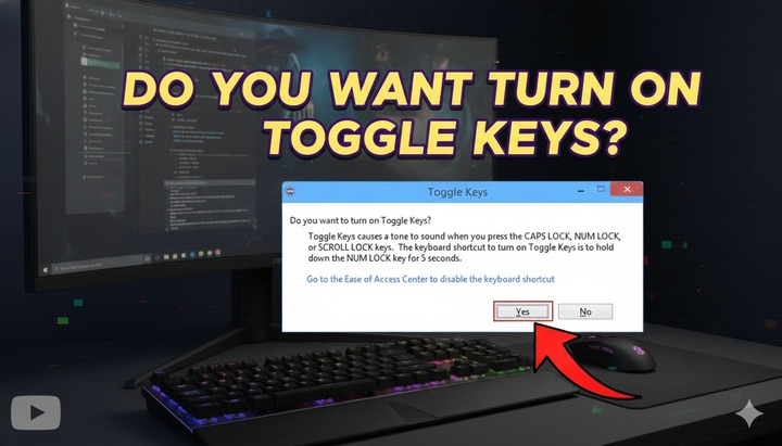 Do you want to turn on Toggle Keys? Problem solve kaise kare # ...