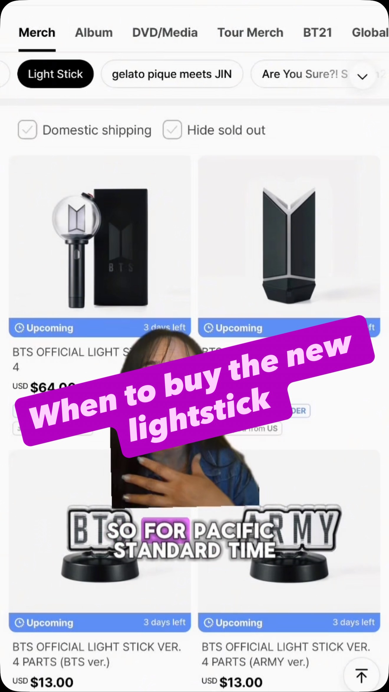 Unboxing my BTS Official Light Stick Keyring Version 4 I got from