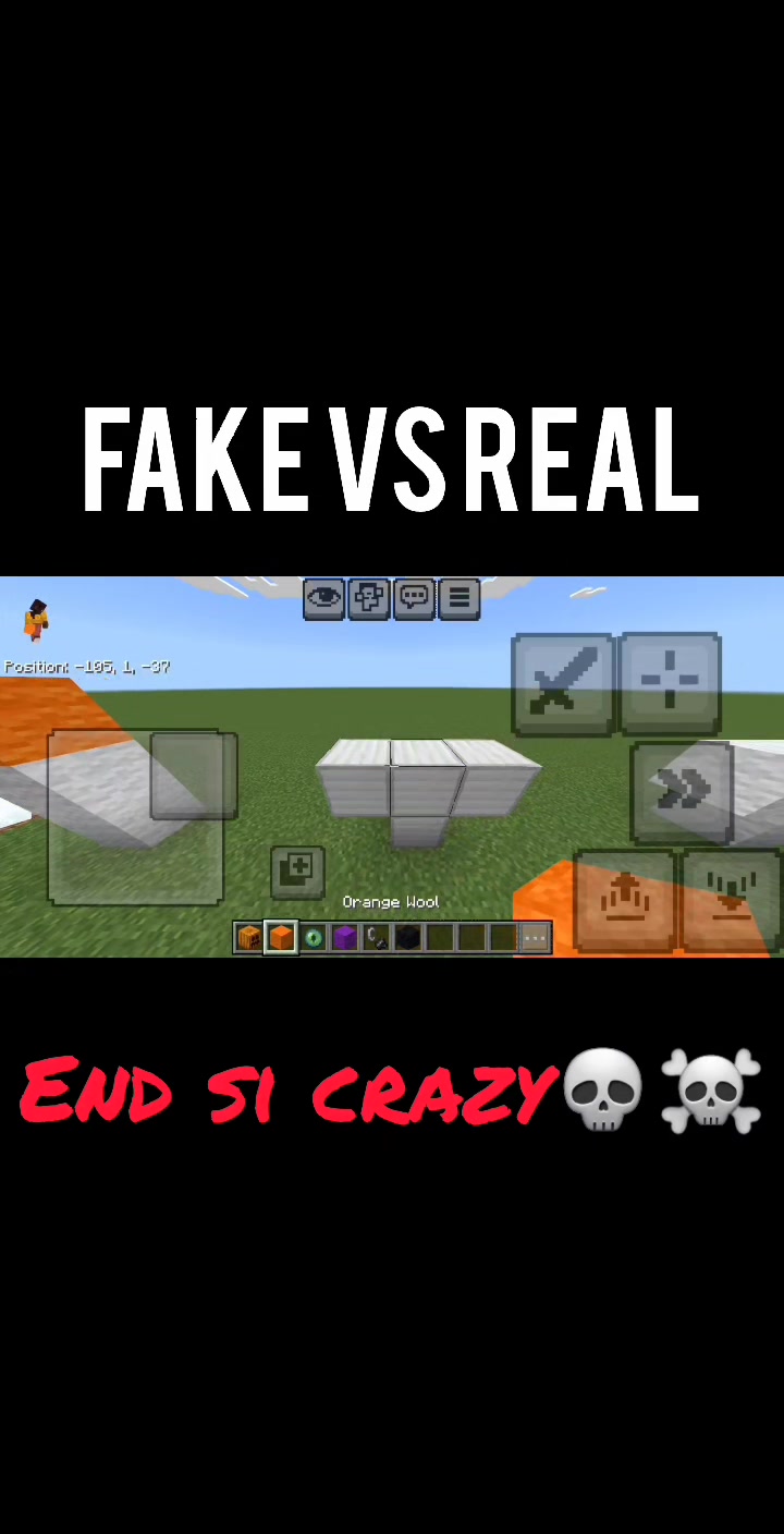 Minecraft Fake vs Real #minecraft #short #minecraft #minecraftbuilds # ...