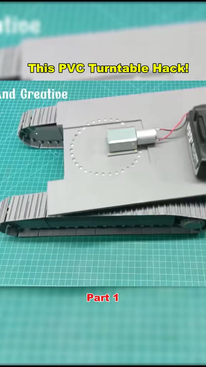 This PVC Turntable Hack Part 1 #pvc #diy #diypvc #vangha | Vang Ha ...