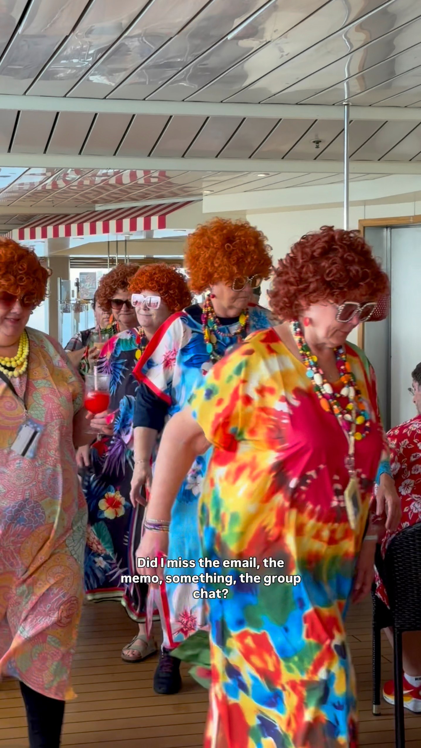 Just when you think you’ve seen everything on a cruise… this happens 😅 ...