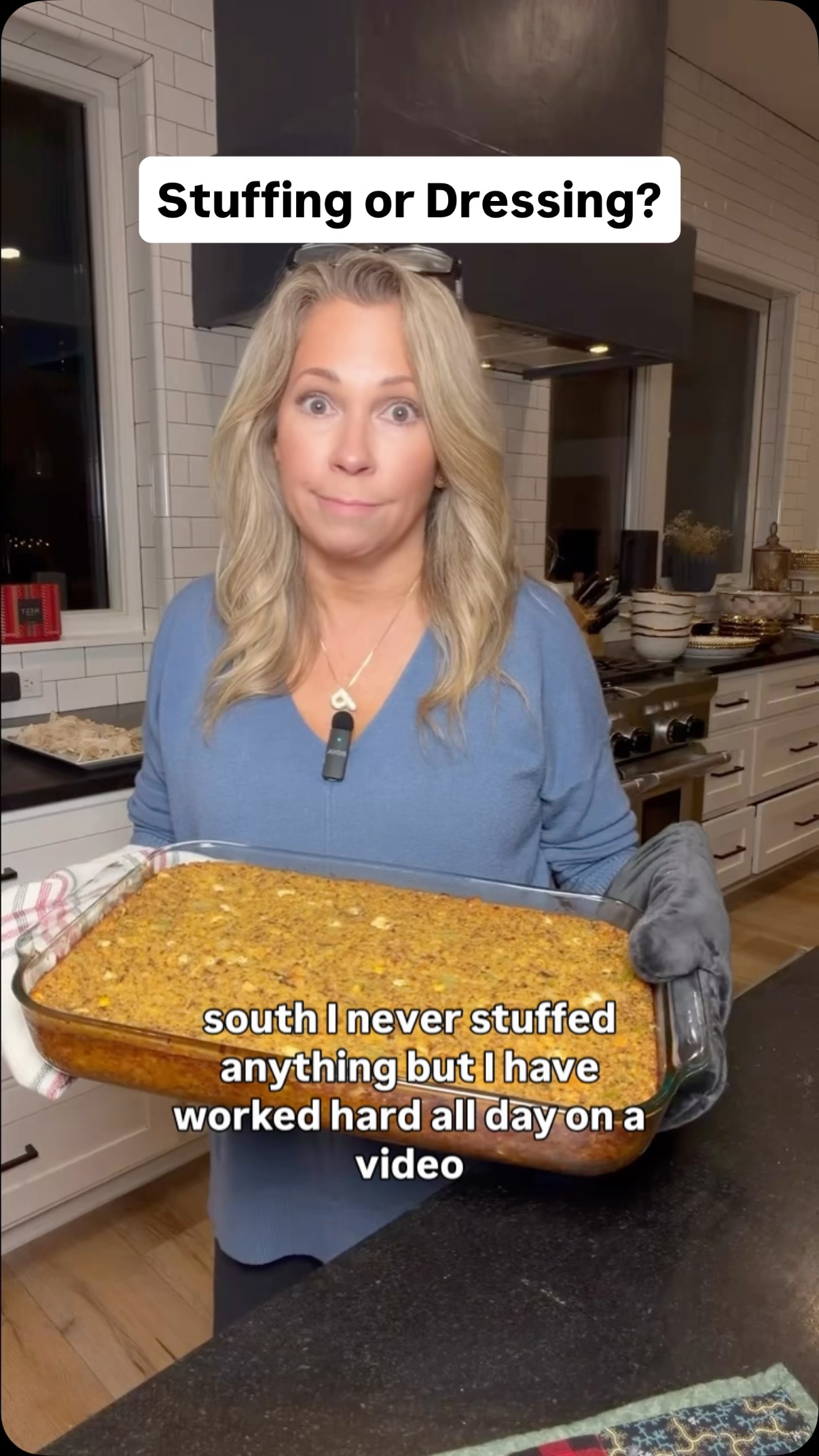Hey Cousins! Here's my recipe for Southern style dressing aka stuffing…..whatever you wanna call it 🤣 https://www.foodnetwork.com/fnk/recipes /grandmothers-southern-dressing | Kardea Brown