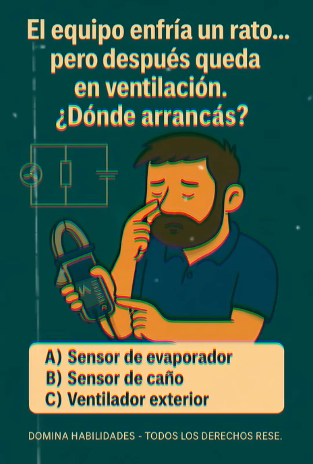 Domina inverter A todos nos pasó esta falla… 😅 El equipo enfría un rato ...