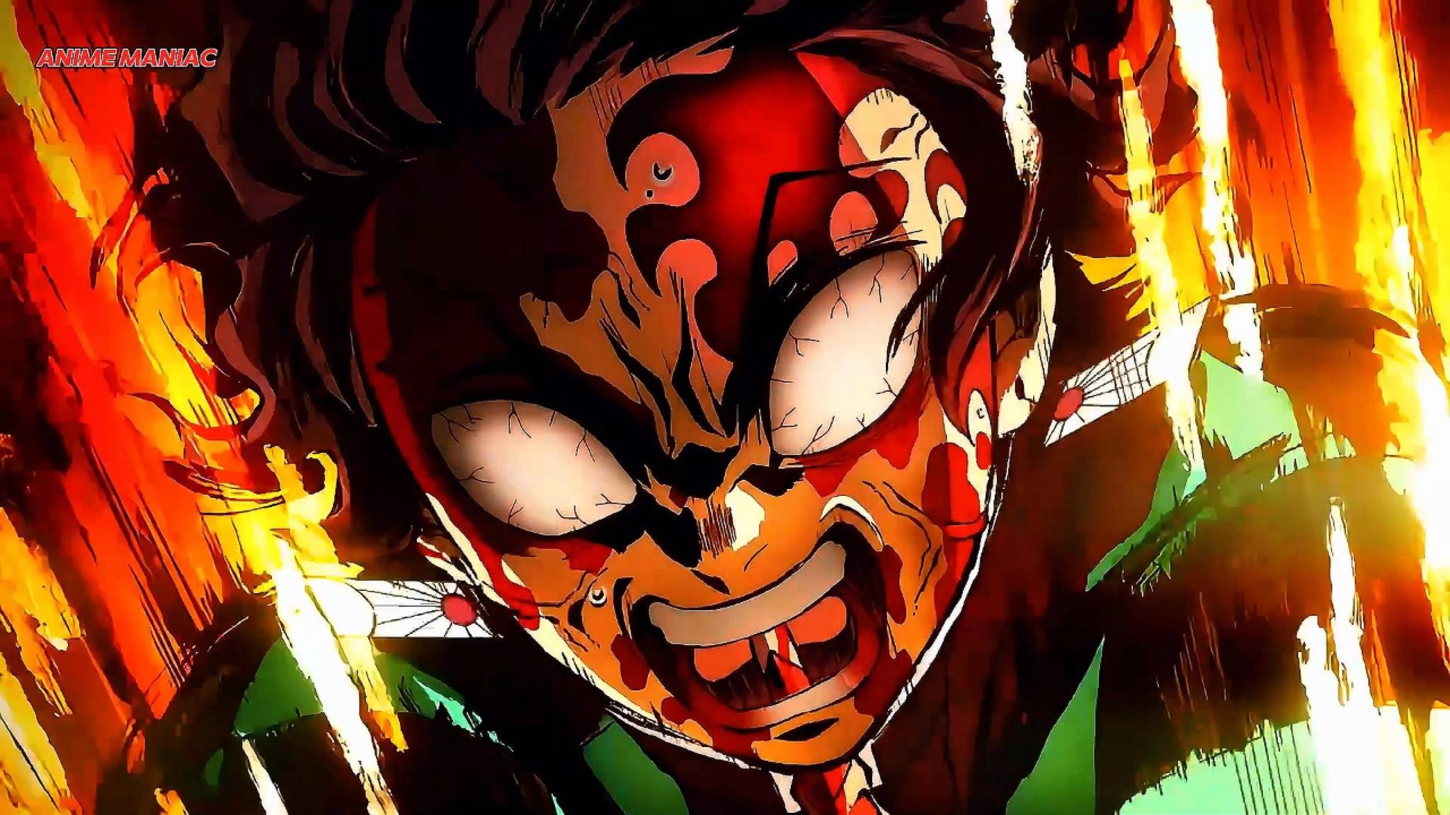 Tanjiro Vs Rui - Full Fight Scene | Demon Slayer (4K CLIP) | Anime Maniac