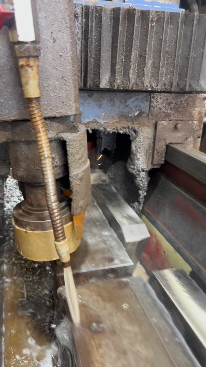 Each pass through our grinding machine removes just a fine layer of ...