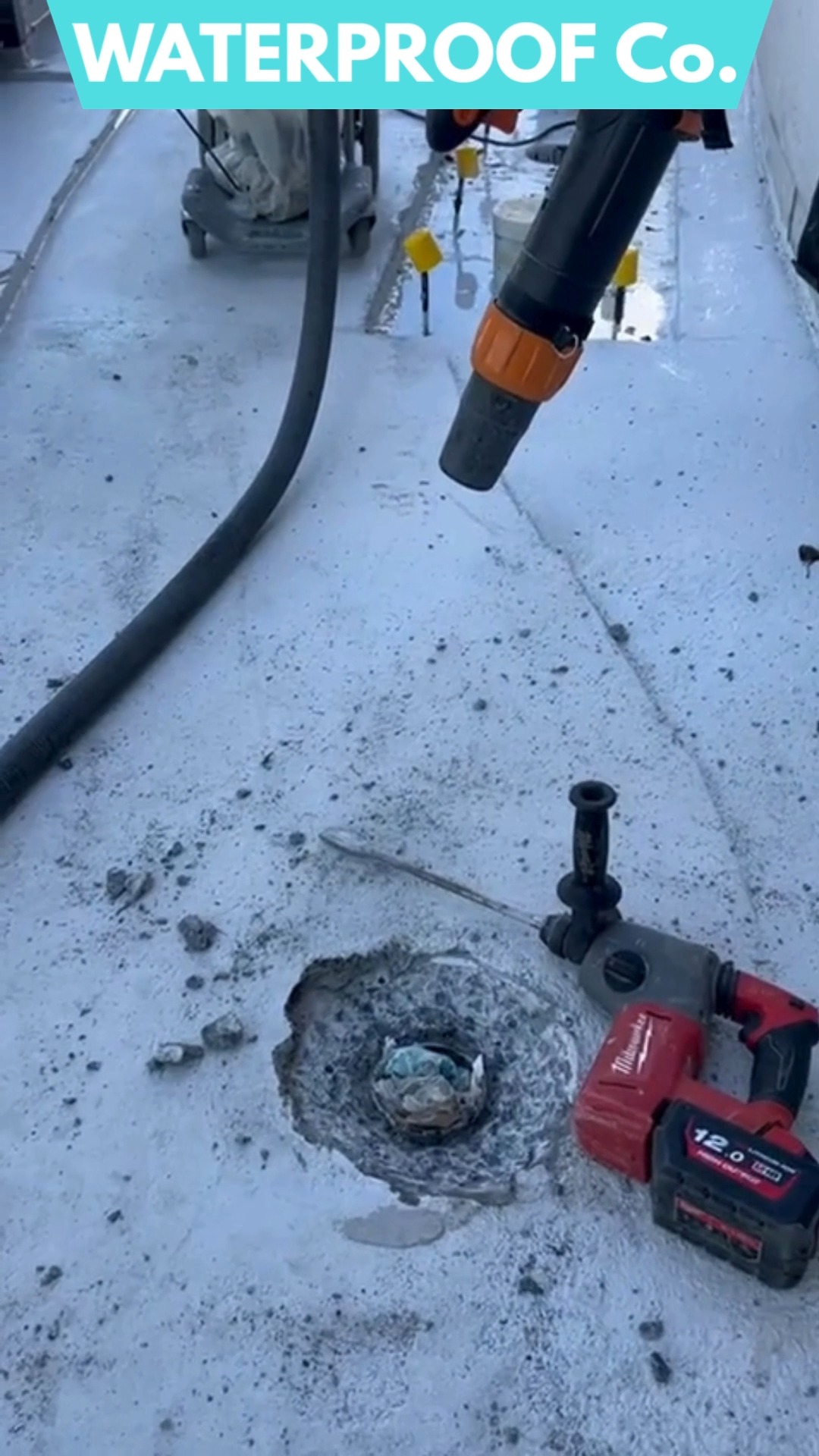 Making sure this roof is leak-proof, waterproof, and all ready to take ...