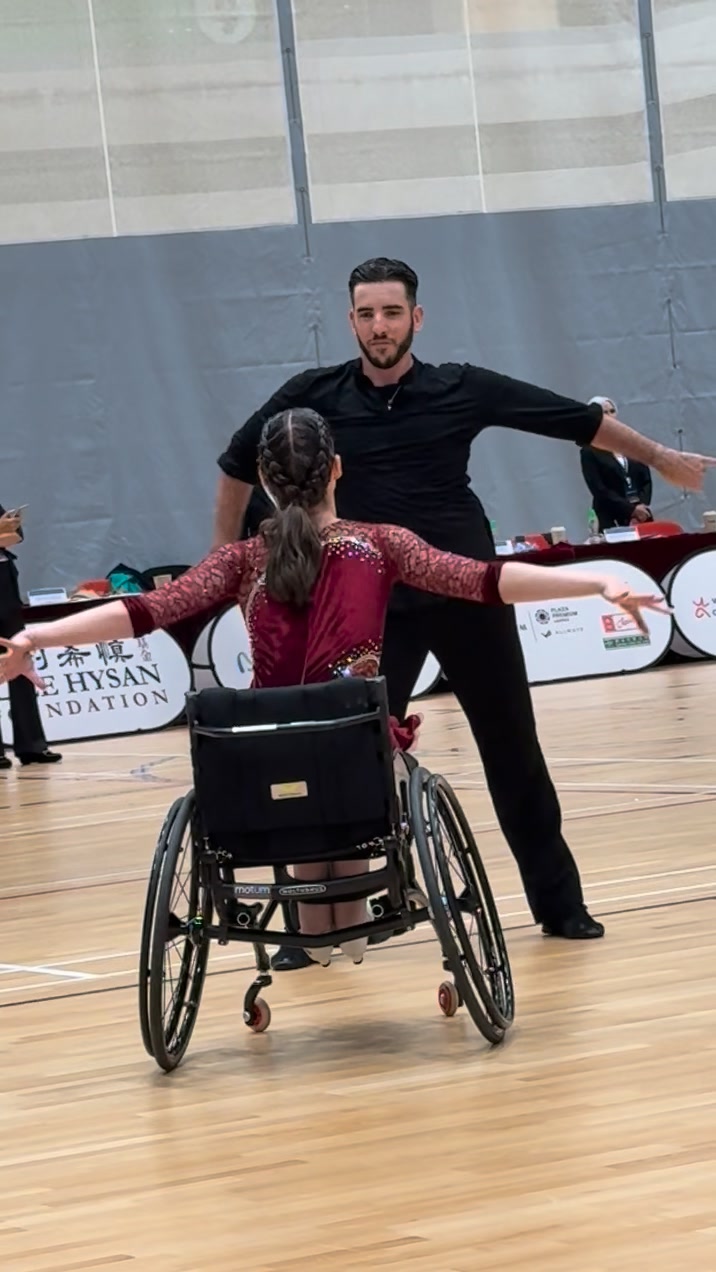 Lizz and Simon represent Australia in the Rumba at the 2025 Hong Kong ...