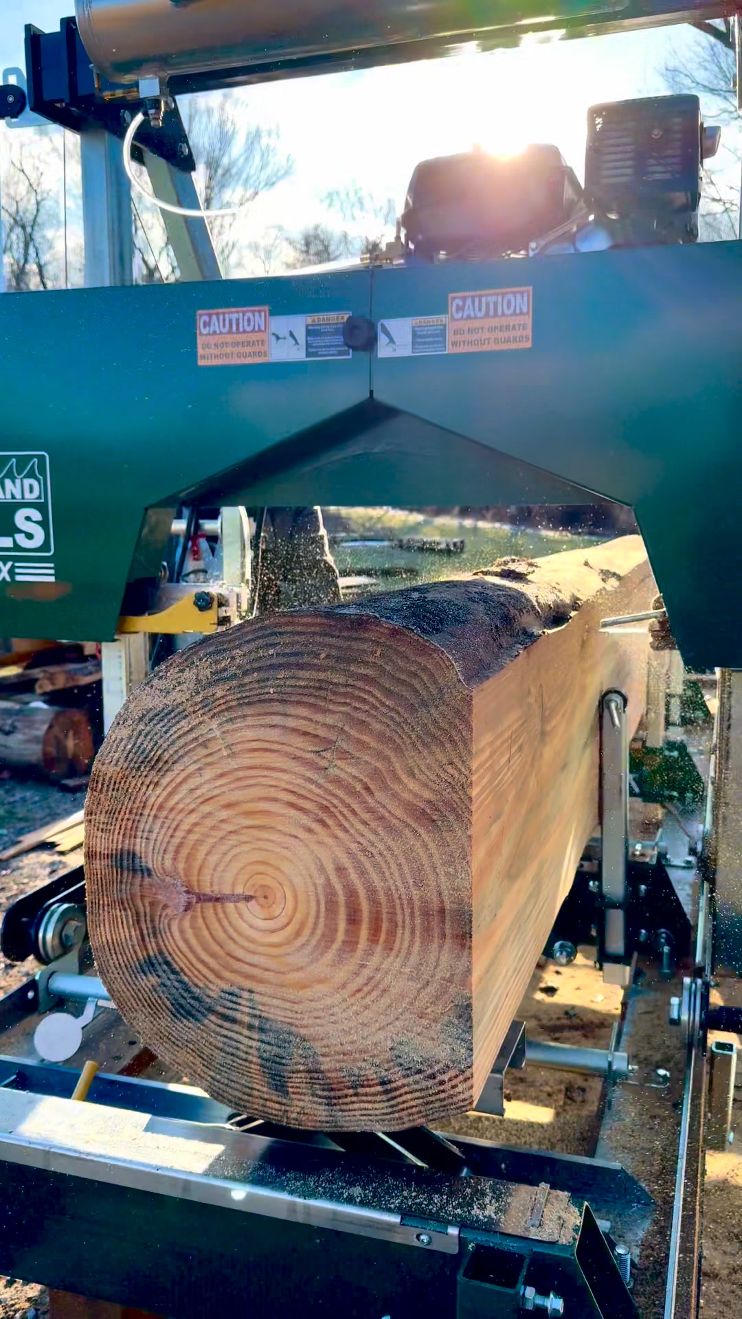 Guess the age of this southern yellow pine #sawmill #diy ...