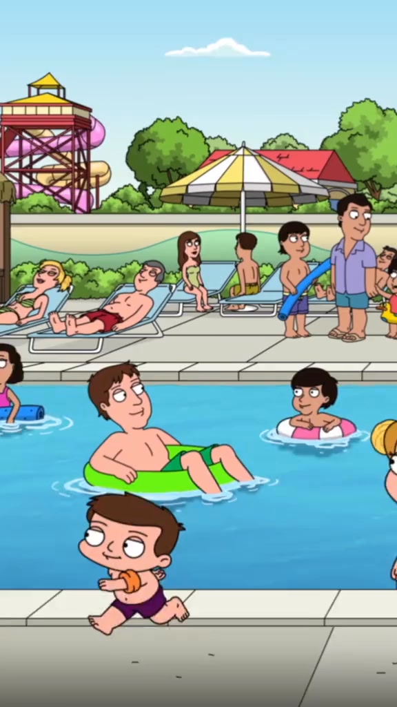 it's pool time happy first day of 😂 #familyguy #familyguyclips # ...