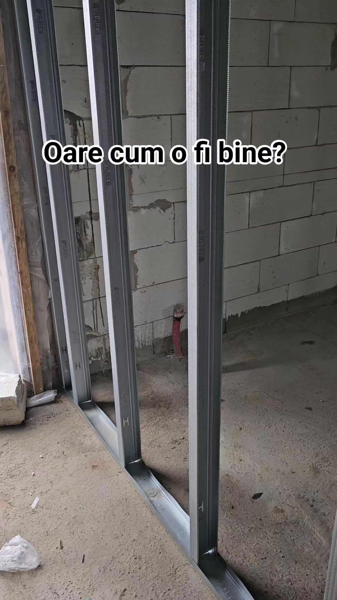 Cum trebuie orientata structura la un perete de rigips? #santier # ...