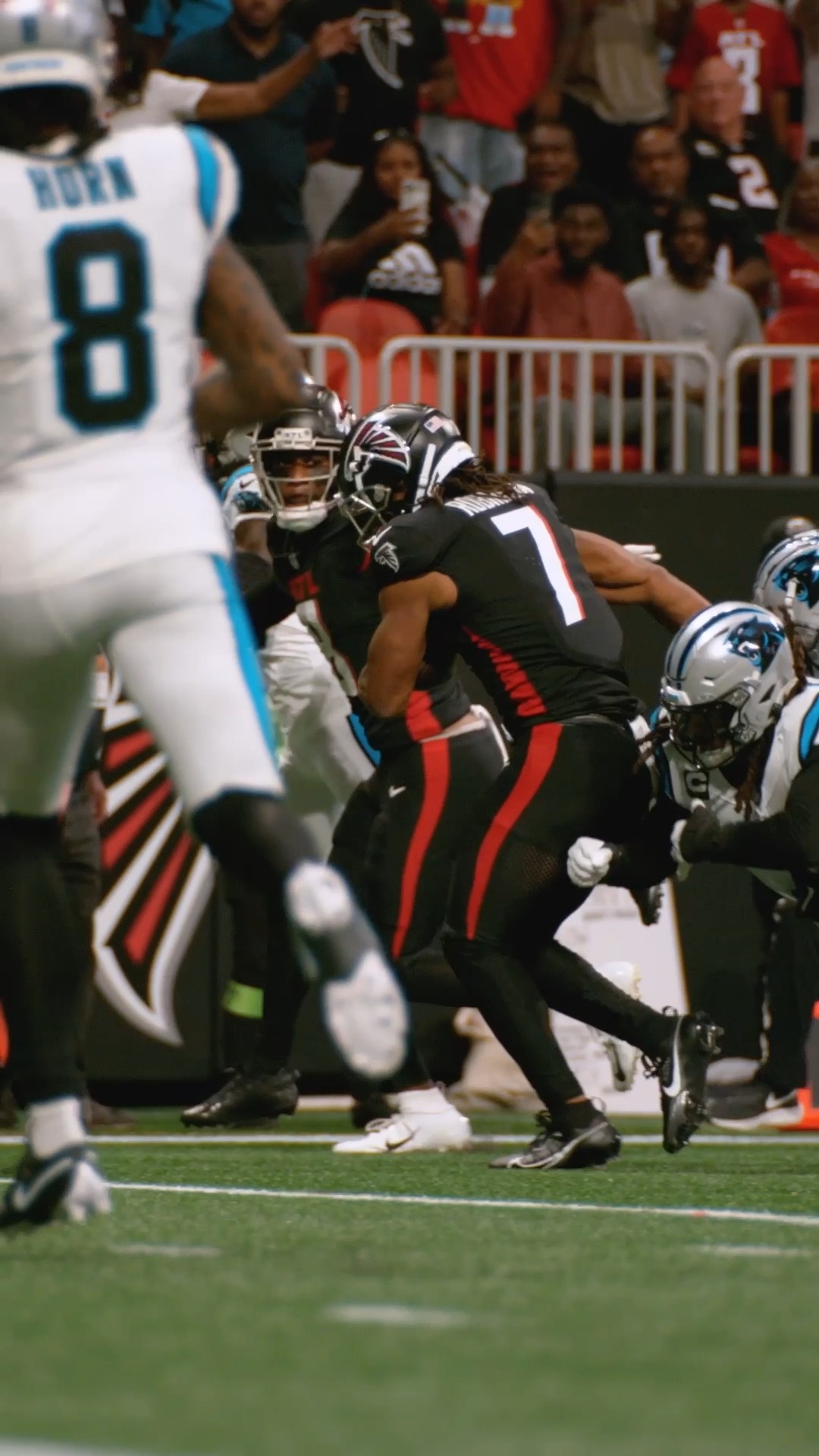 Making defenders miss since his first career NFL touchdown 😤 | Atlanta ...