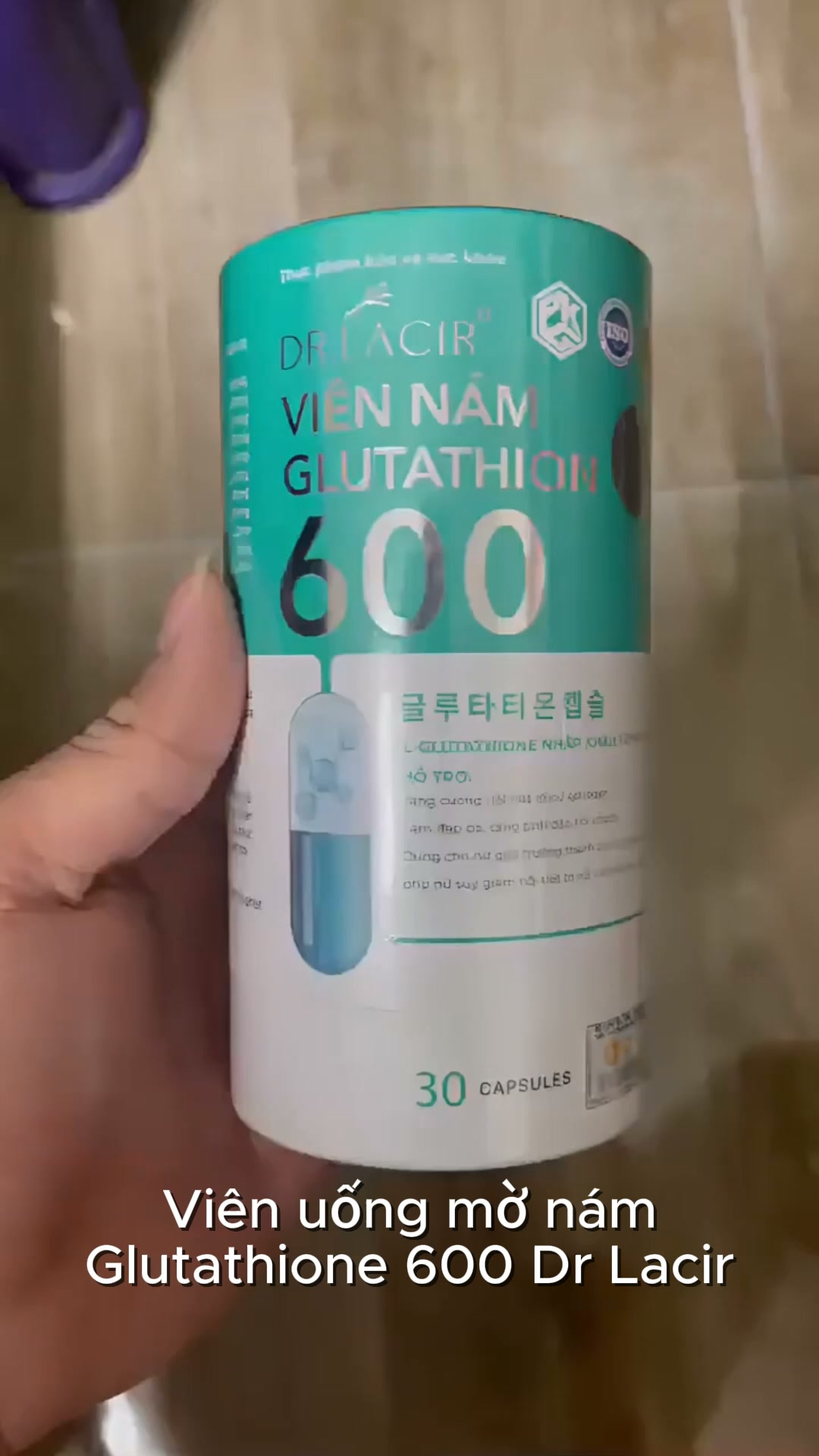 vin nm glutathione 600 BNG N VI PHIN BN SC TM THU CHUNG CA GLUTATHION Glutathion 600 t ho l sn phm lun ng trong top u sn phm ci thin nm, sc VIN UNG TR NM DR