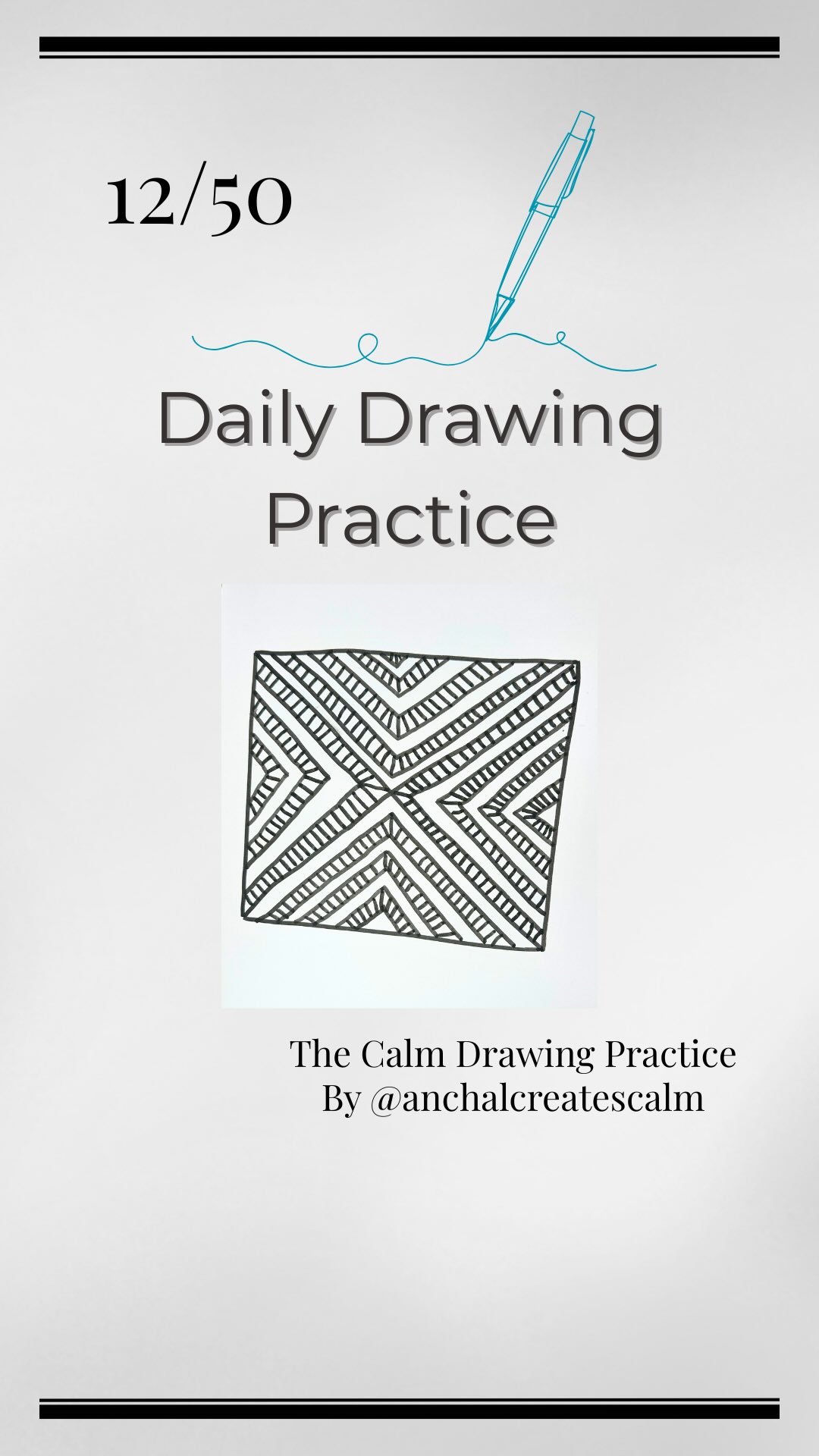 12/50: Daily Drawing Practice This in between week is always a bit ...