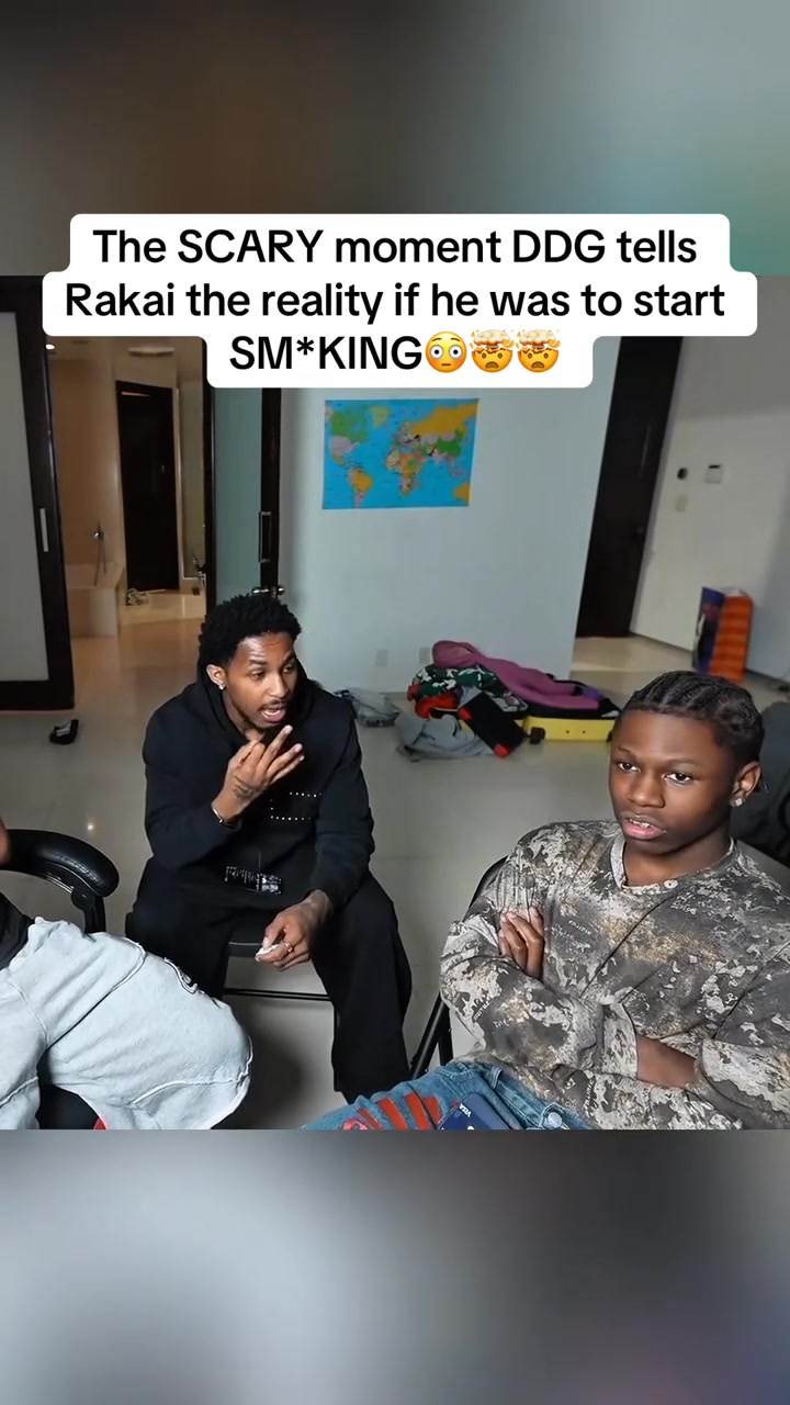 The SCARY moment DDG tells Rakai the reality if he was to start SM*KING ...