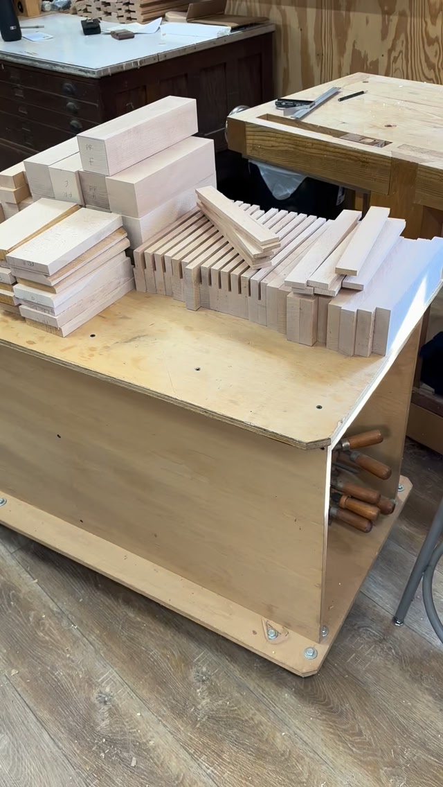 Quarter sawn beech billets for plane making up on my website. Link in ...
