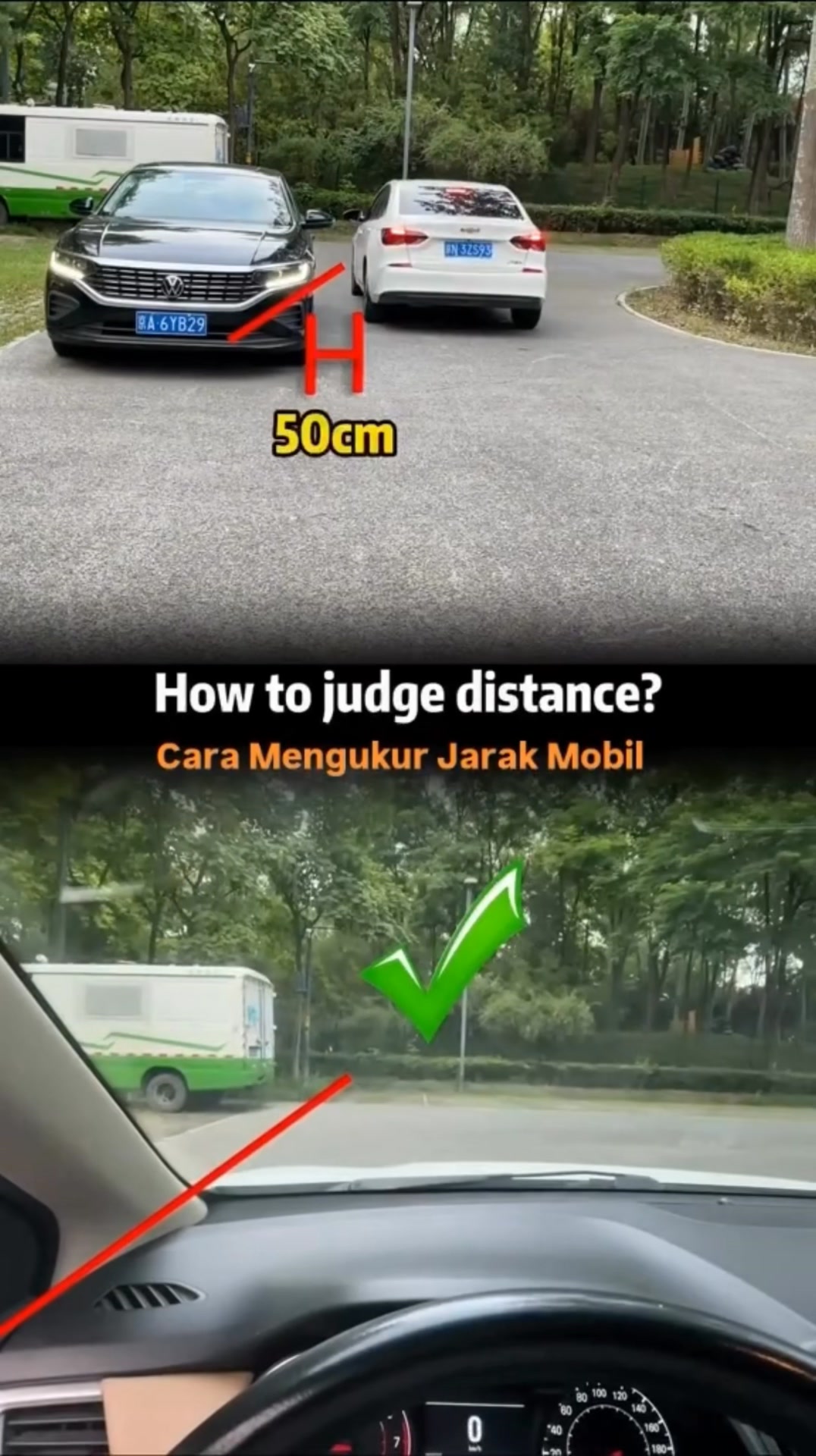 How to judge distance? #driving #skills #balusonale #LearnMechanics # ...
