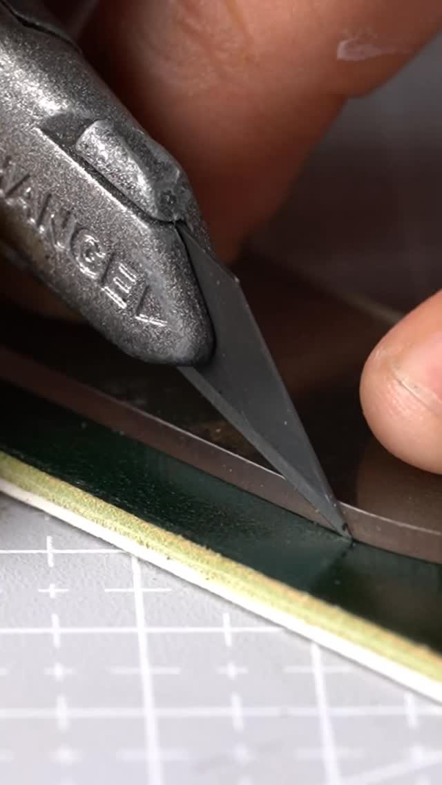 🔥 Cutting & Shaping the Shell Cordovan Tail Shell Cordovan requires ...