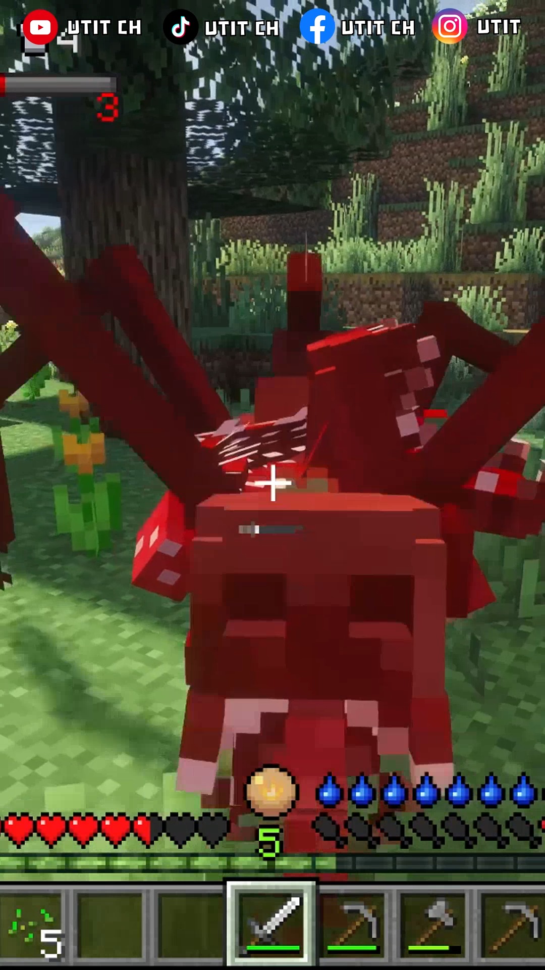 Minecraft 100 วัน เอาชีวิตรอดปรสิตบุกโลก EP.2 !! #utit #utitch # ...