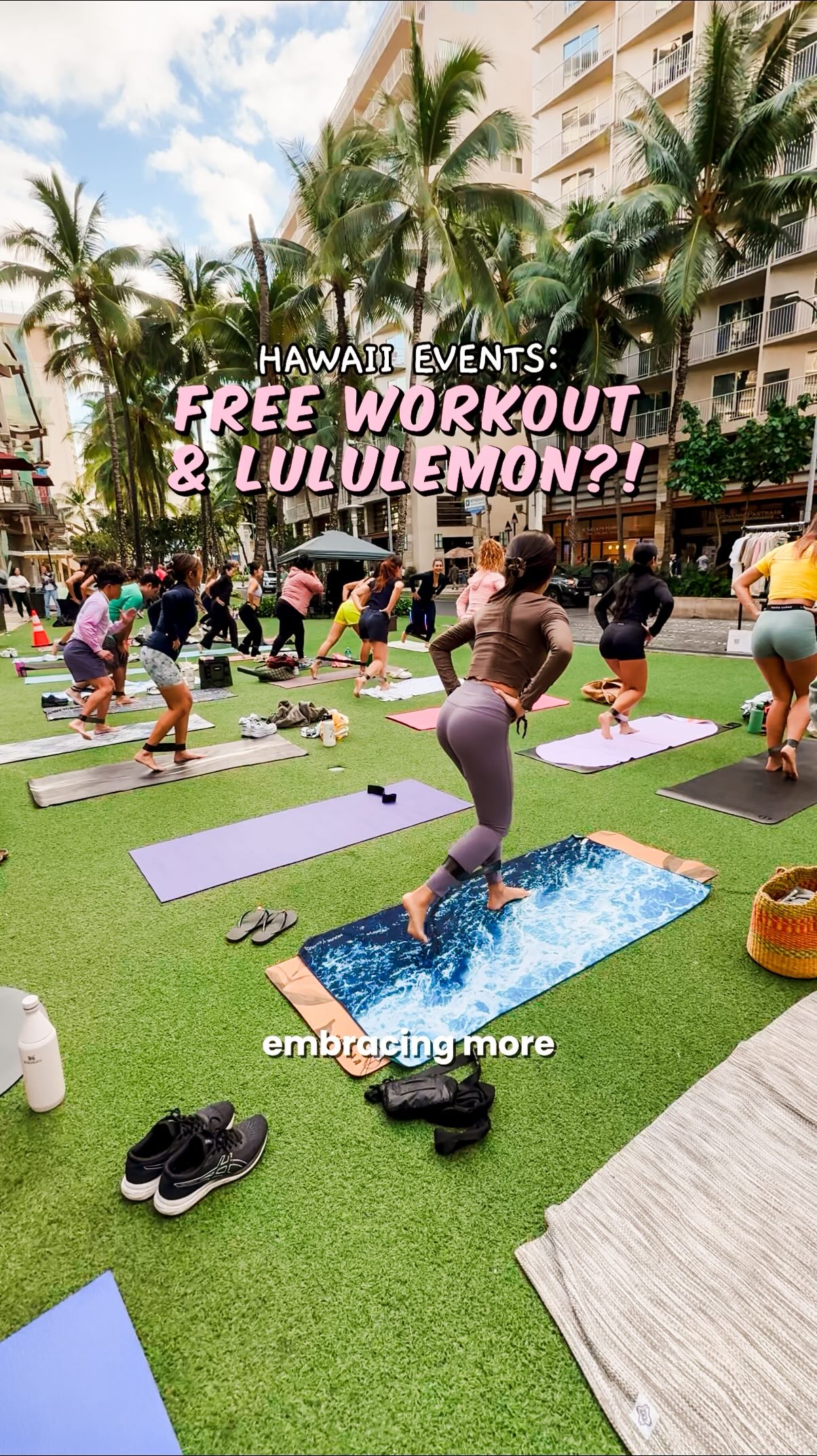 FREE WORKOUTS & LULULEMON Found out @lululemon hosts FREE monthly ...