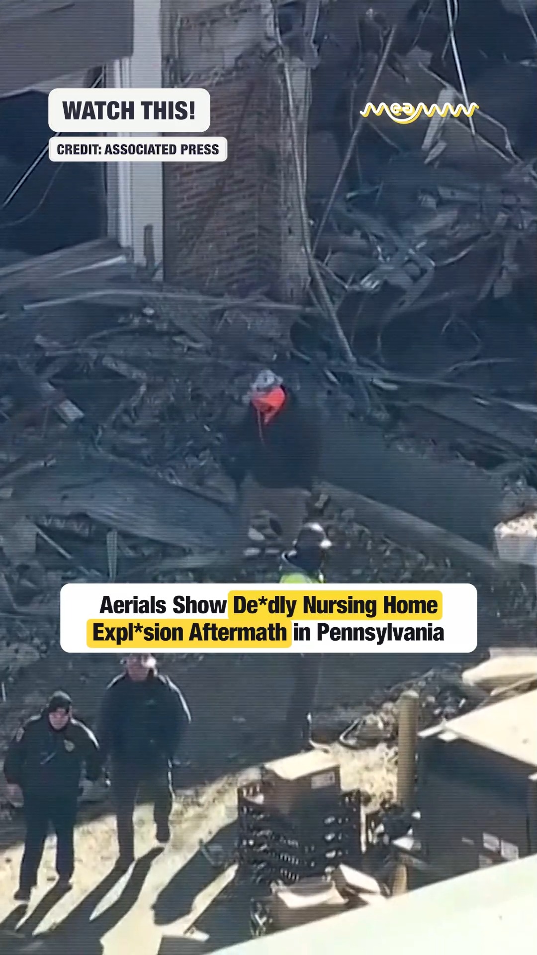 Aerial Footage Shows Aftermath of Deadly Nursing Home Explosion in ...