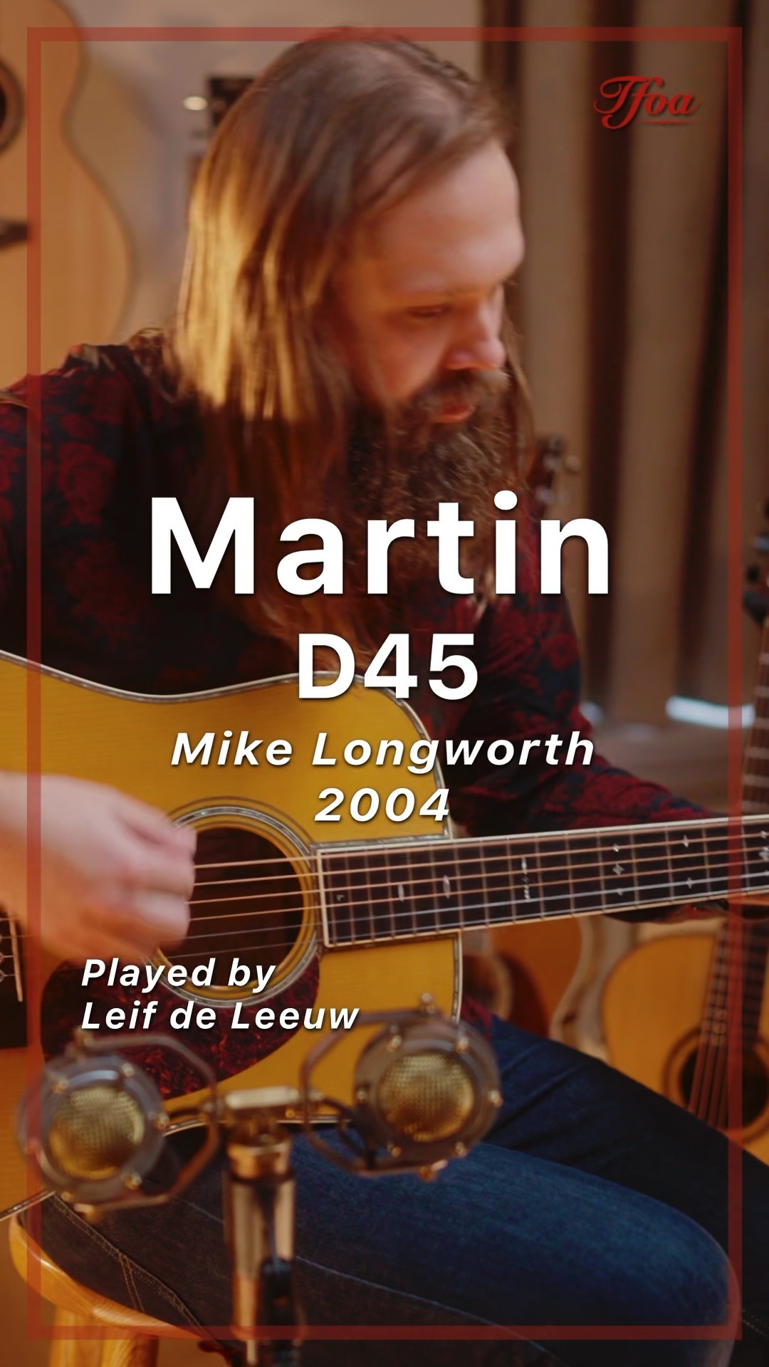 🎸 This 2004 Martin D45 is a tribute to Mike Longworth, who re