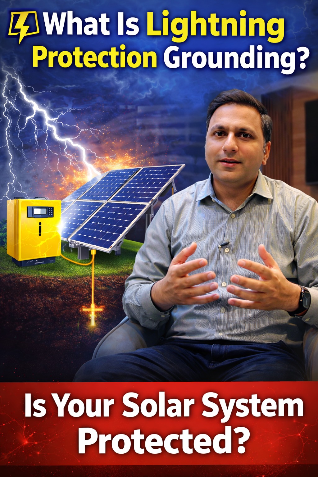 Smart Solar - Lightning Protection & Grounding Explained |... | Facebook