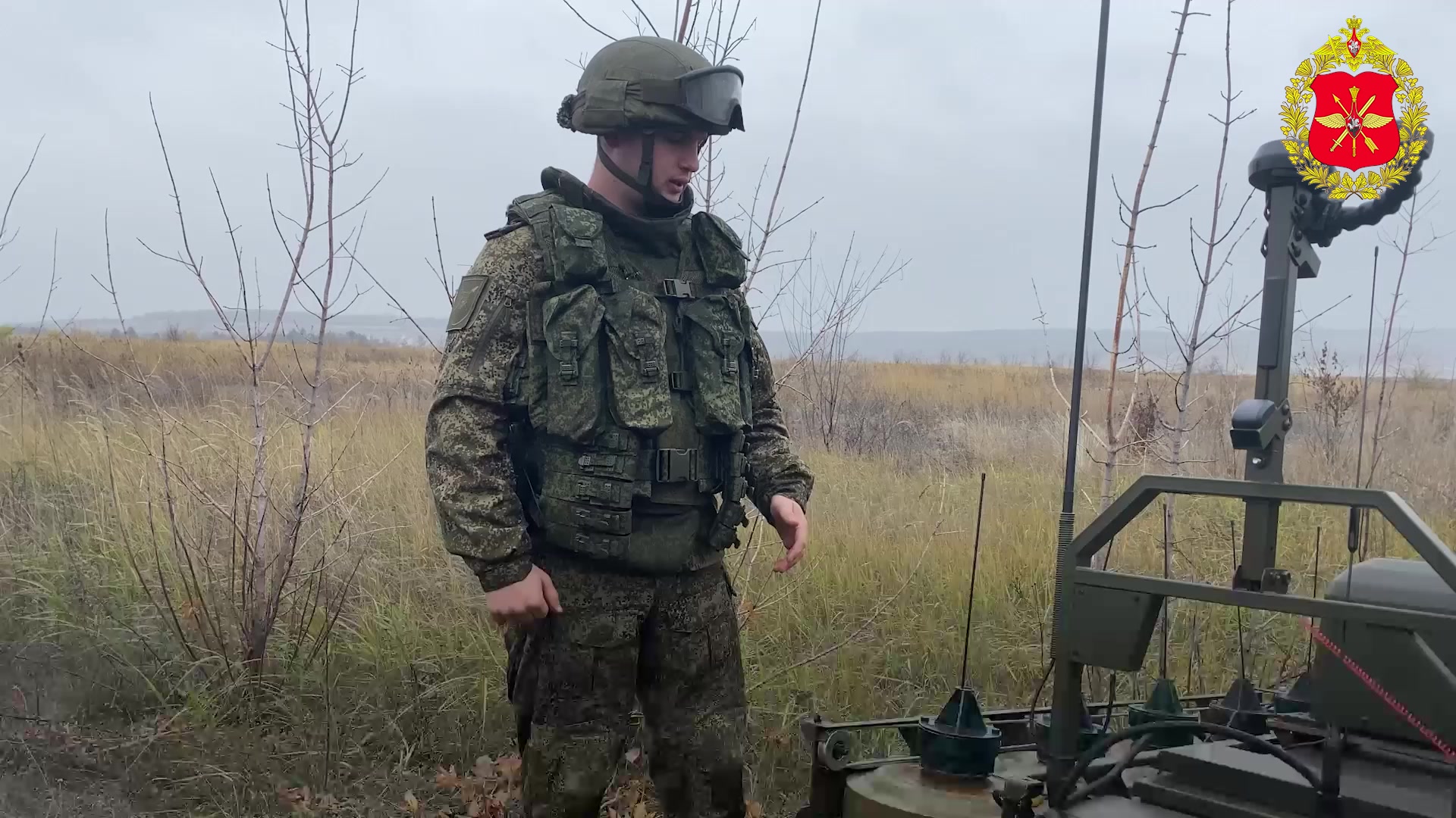 The Tsentr Group's NBC Protection units train in operating Kuryer ...