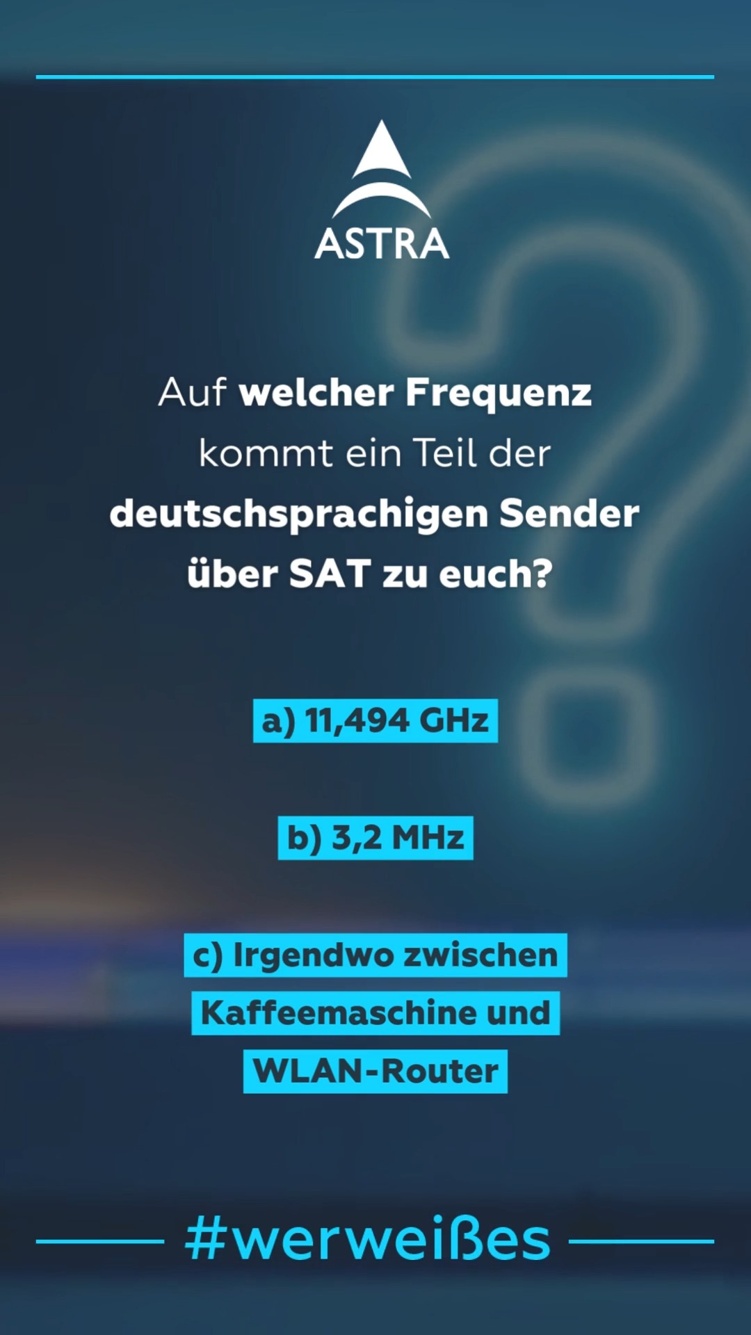 Okay, kleine Technikfrage zwischendurch 🤓📡 — aber eine, die eigentlich ...