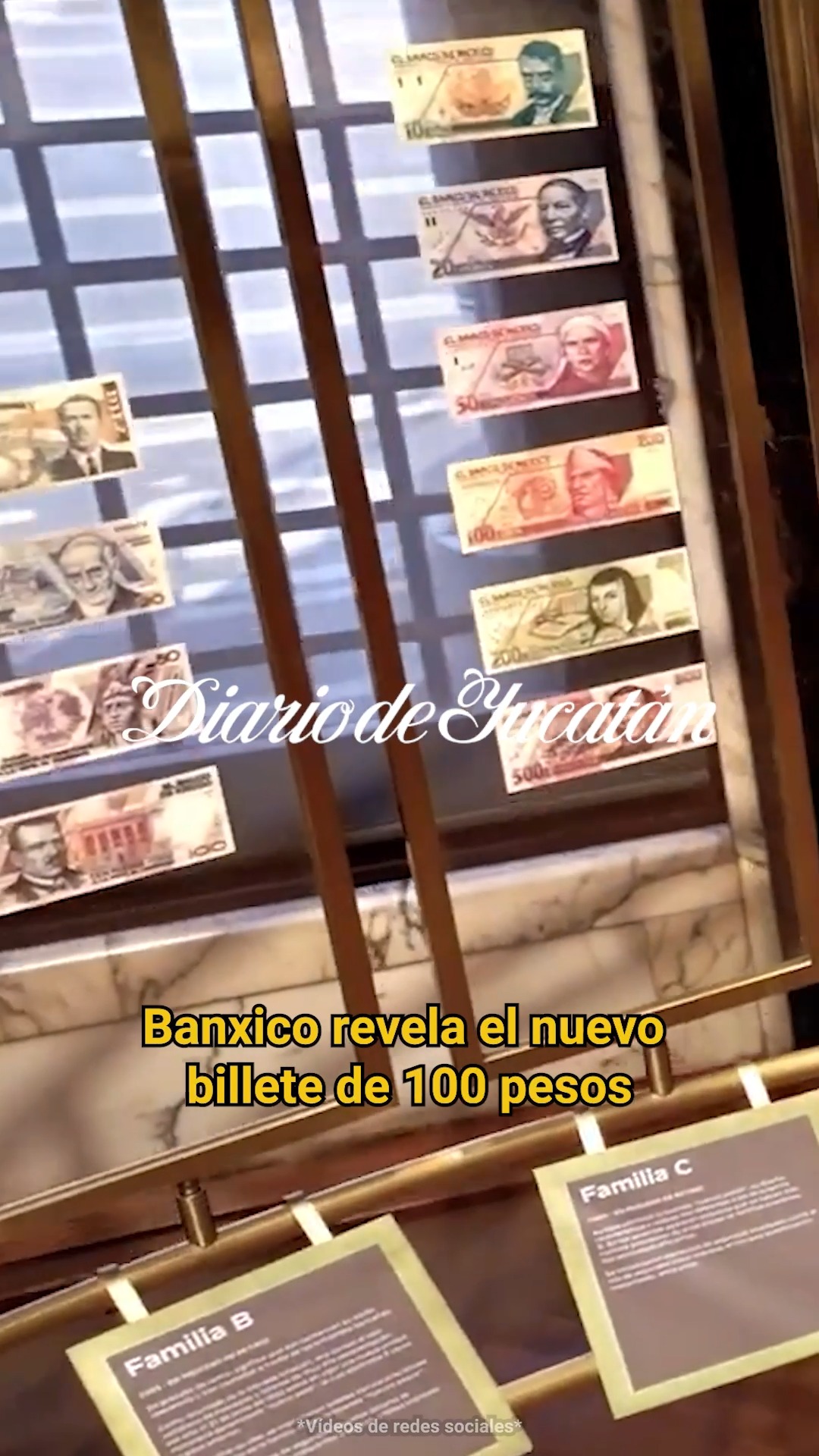 Así es el nuevo billete de 100 pesos que presentó Banxico por su ...