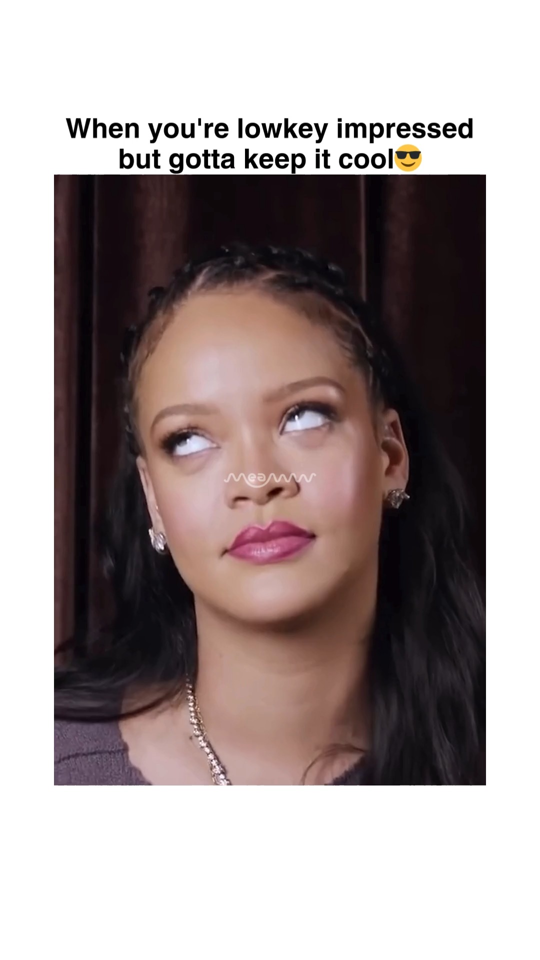 When effortless rizz met Riri's classic eye-roll When you ask the right ...