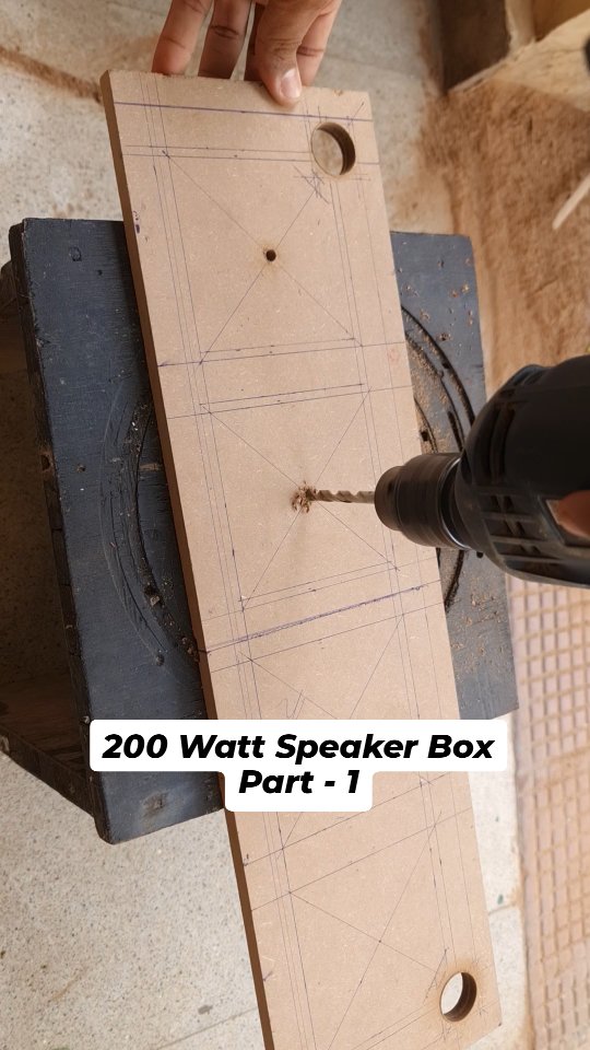 200W DIY Speaker with INSANE Bass 🔥 Part - 1 Built this DIY passive ...