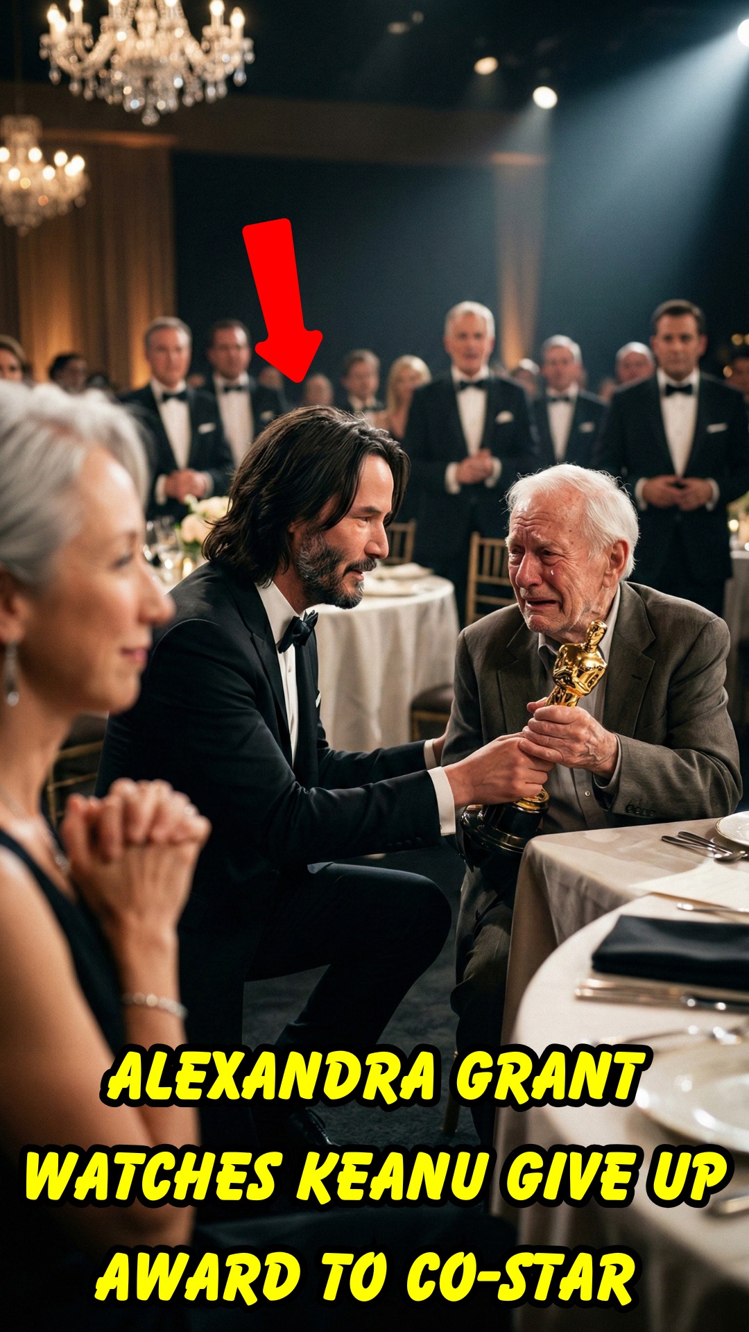 Alexandra Grant Watches Keanu Give Up Award to Co-Star — Her Pride in ...