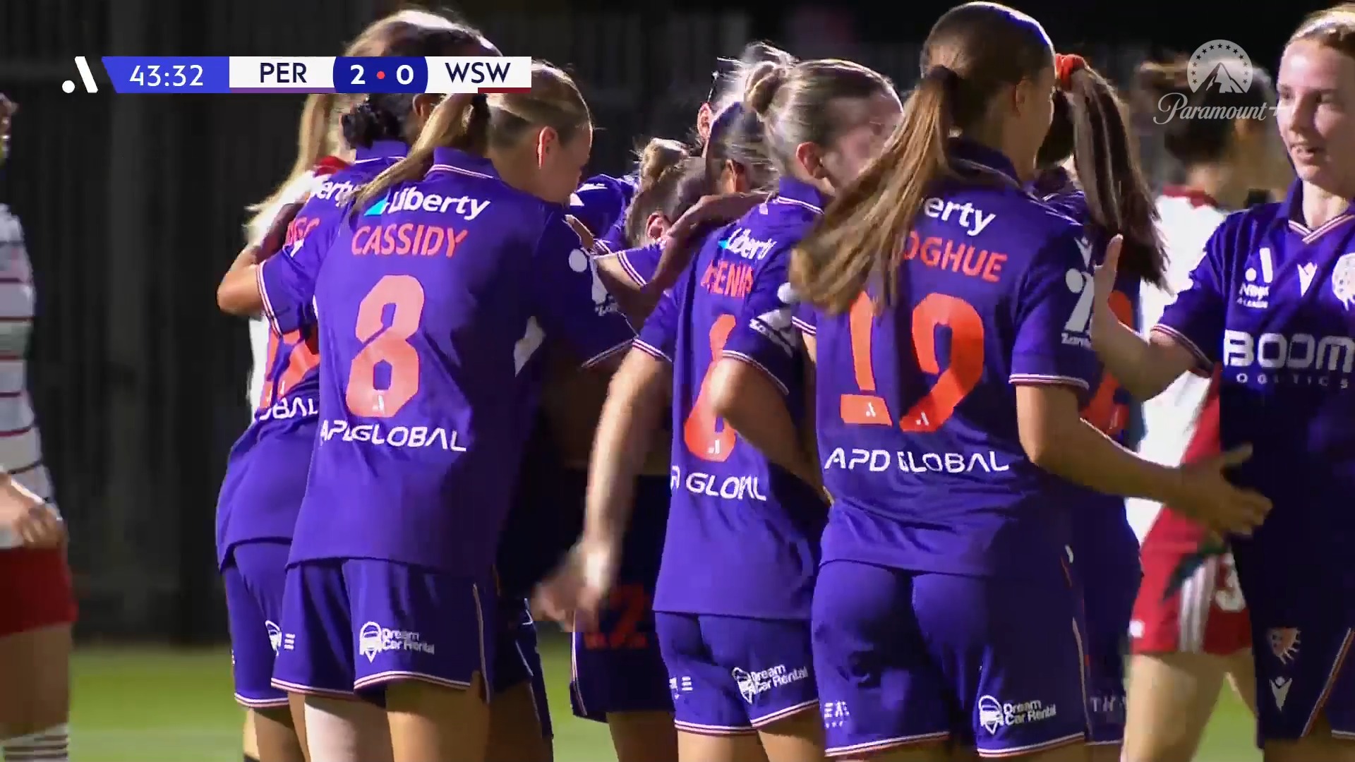 Pick that out! Susan's sublime free-kick makes it 2-0. Glory 2-0 WSW # ...