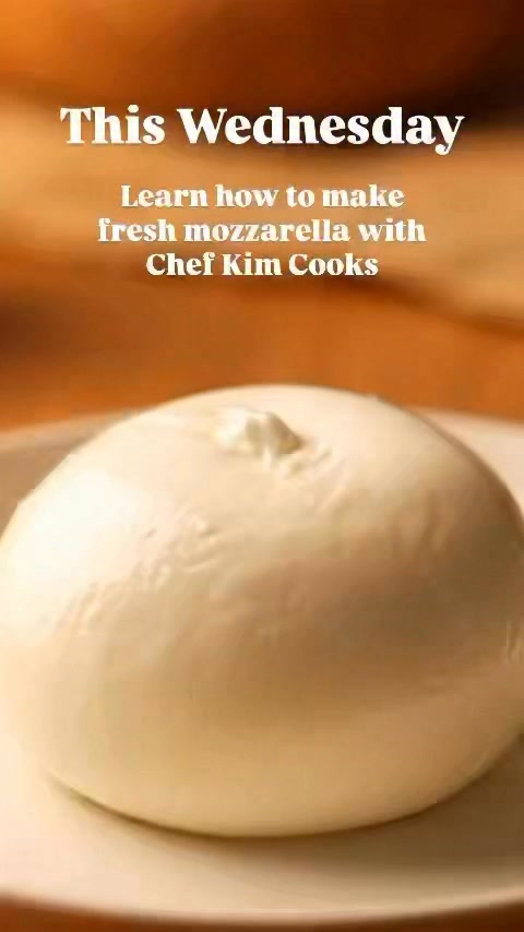 Join us for a hands-on Mozzarella Making Class with Chef Kim Cooks 📅 ...