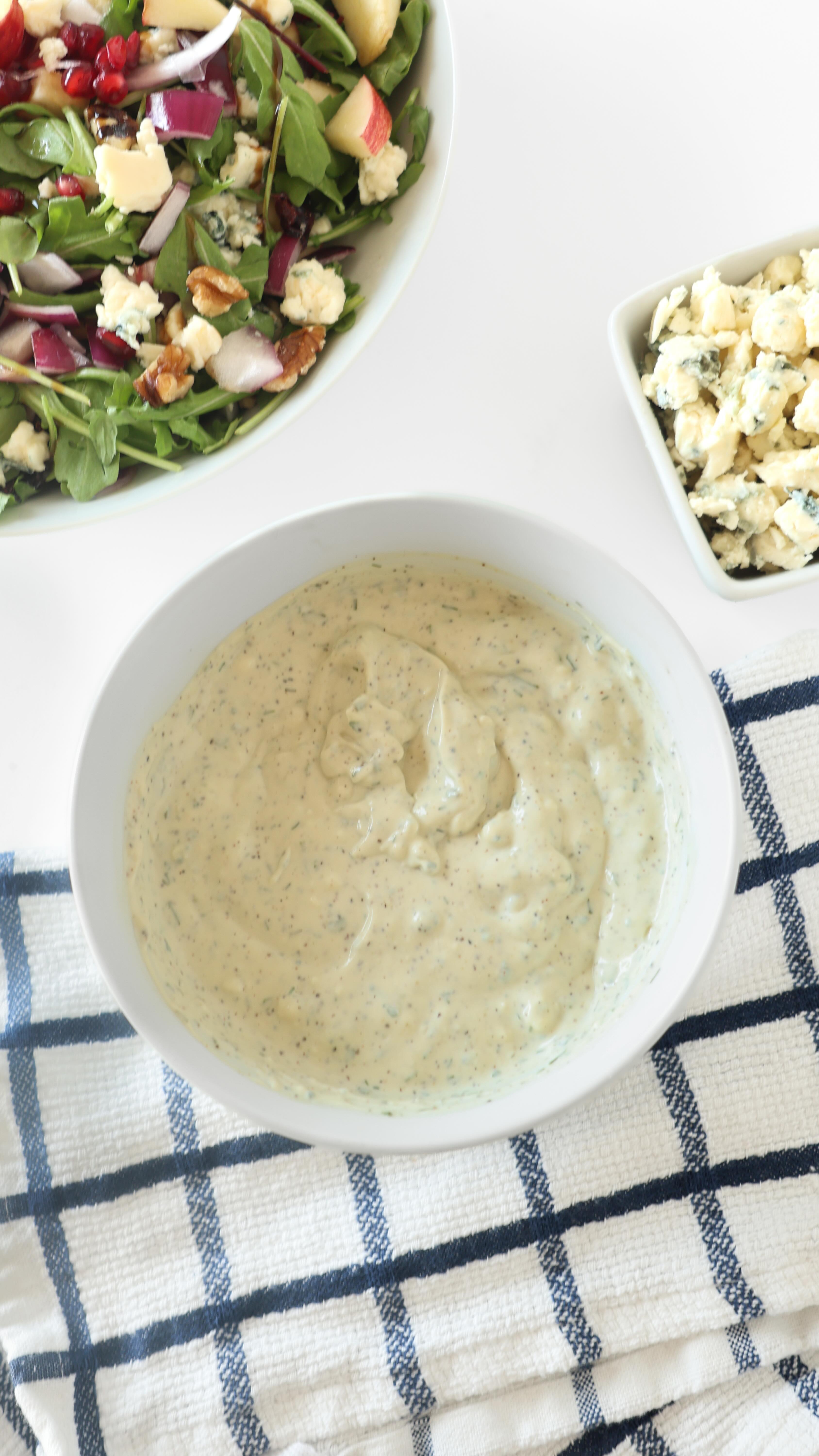 maytag blue cheese dressing ✨💙🧀, This tangy, creamy dressing features the classic taste of Maytag Blue Cheese alongside fresh dill and lemon. Try this versatile dressing on a salad, served with fresh Maytag blue cheese works week4125_20251005 Shayla Lace Mini Dress Size:3X / US 26-28