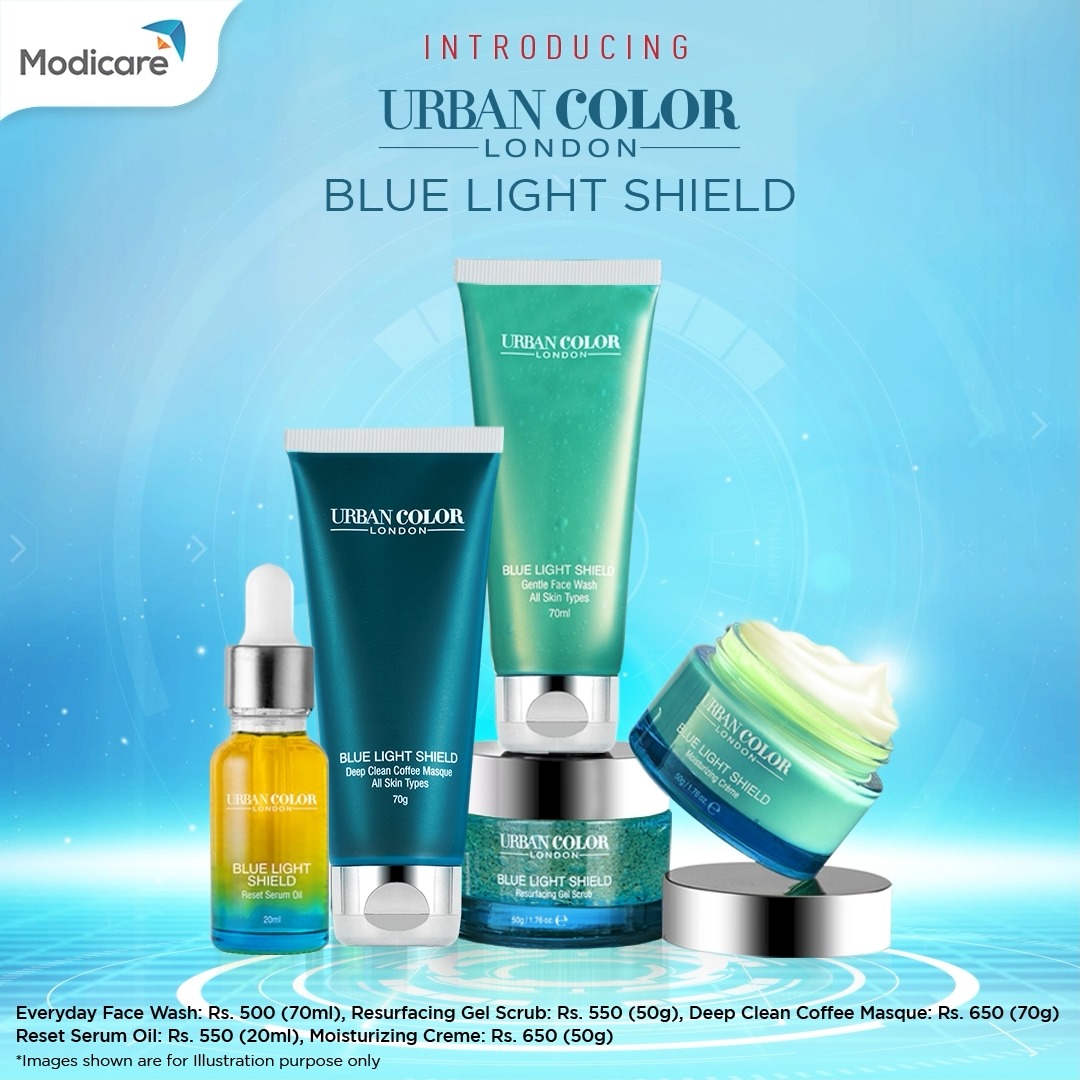 Modicare India - The all-new Urban Color Blue Light Shield... | Facebook
