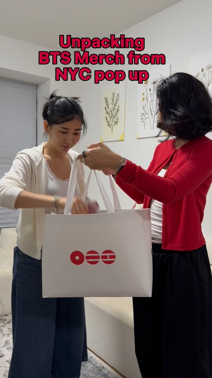 We managed to grab our BTS merch on Day 1 of the New York pop-up
