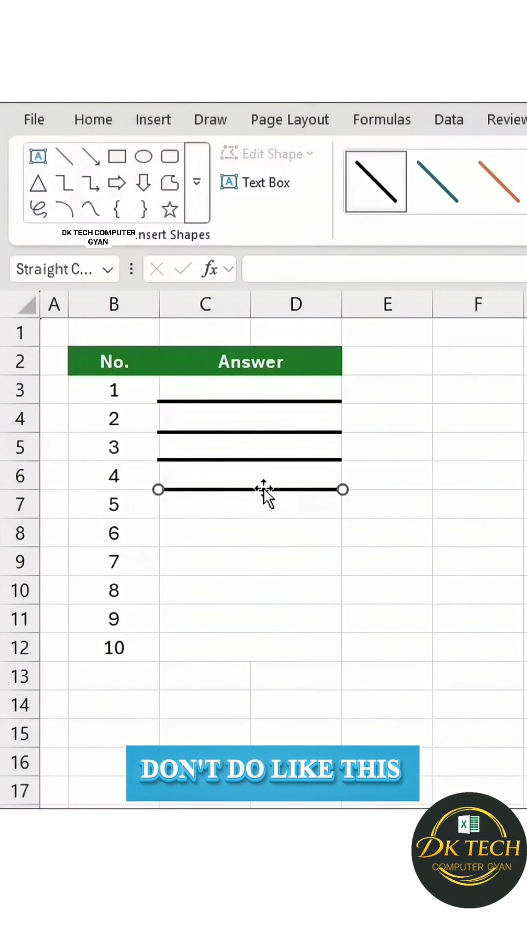 How to Auto Underscore in Excel 🚀💯💥 #Excel #exceltips #tutorial