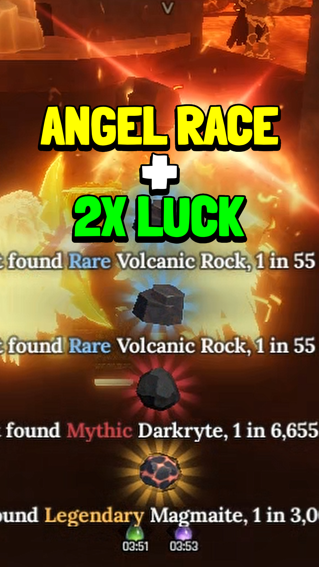 ANGEL RACE + X2 LUCK EVENT is CRAZY LUCK in The Forge #robloxfyp # ...