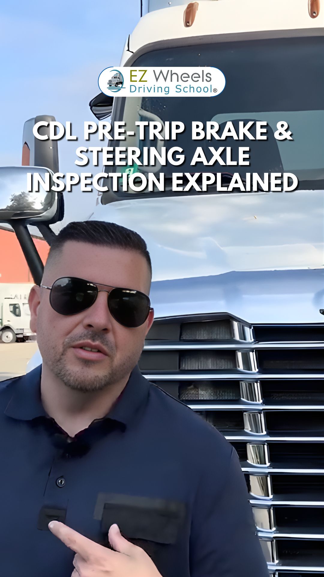 CDL Pre-Trip Brake & Steering Axle Inspection Explained Description: In ...