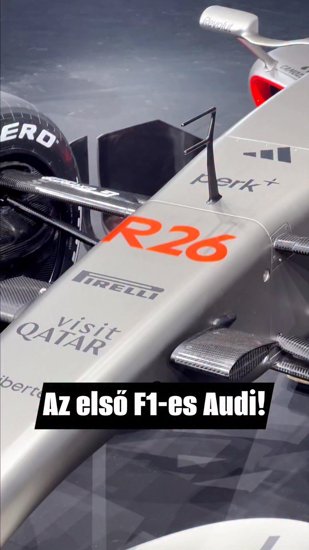 Az Audi R26 a német autógyártó történetének első Formula–1-es ...