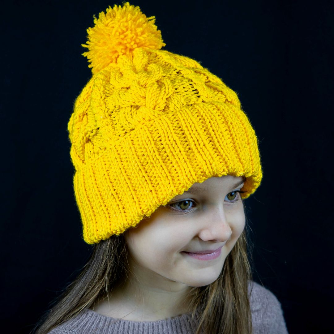 Ensemble Bonnet écharpe Gants D’hiver Pour Bébé Fille 0-4 Ans – Coton Doublé Polaire, à Pois, Avec Pompons – Cadeau Noël Nouvel An