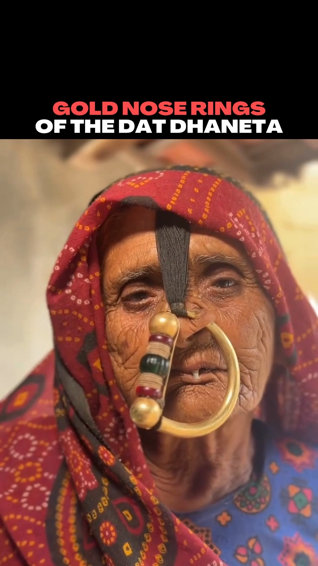 Women of the Dat Dhaneta community in India are known for wearing large ...