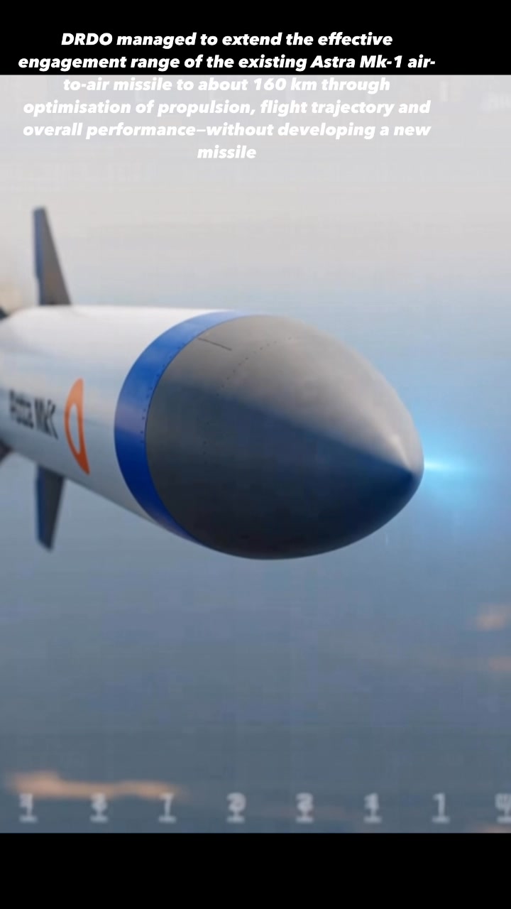 DRDO managed to extend the effective engagement range of the existing ...
