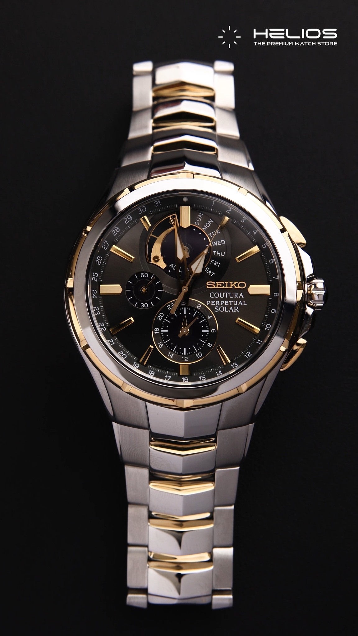 The Seiko Coutura Perpetual Solar Watch is a perfect choice for 