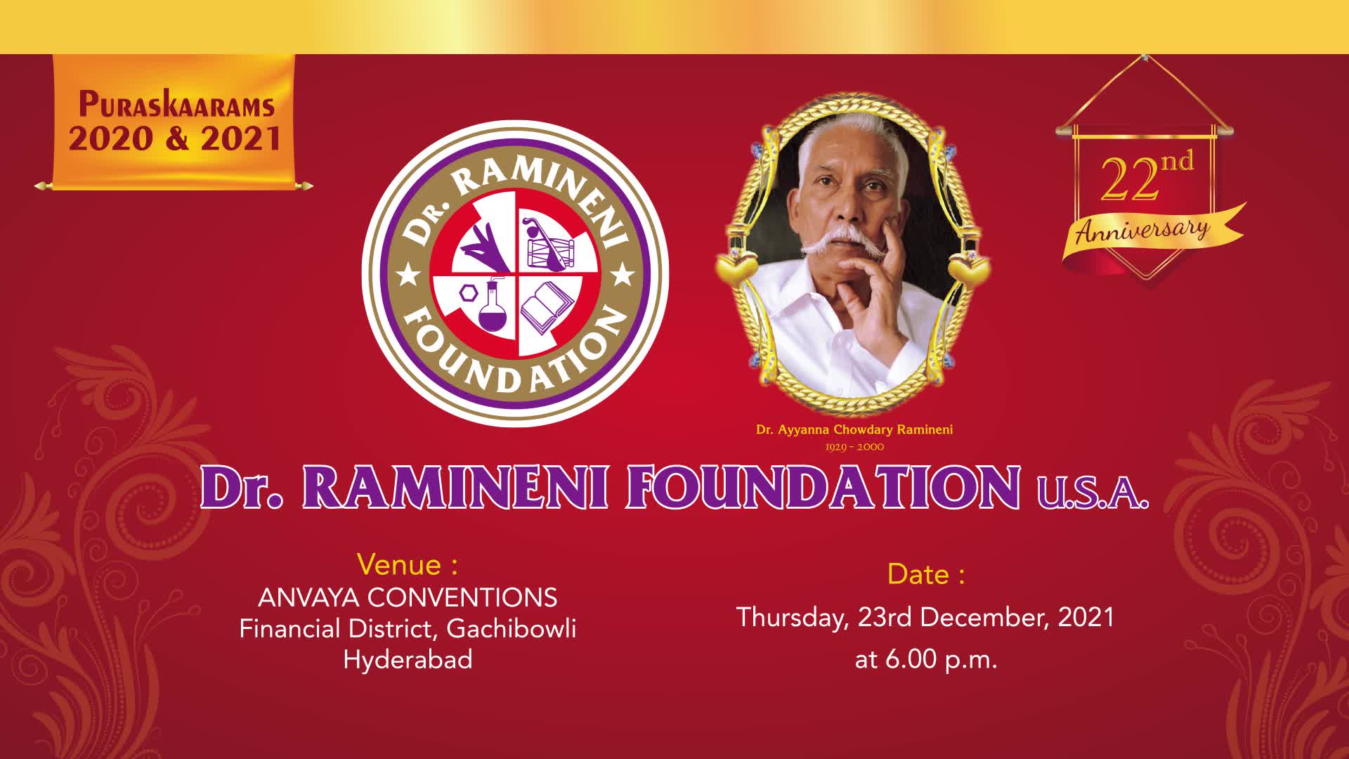 Dr.Ramineni Foundation usa | Hyderabad