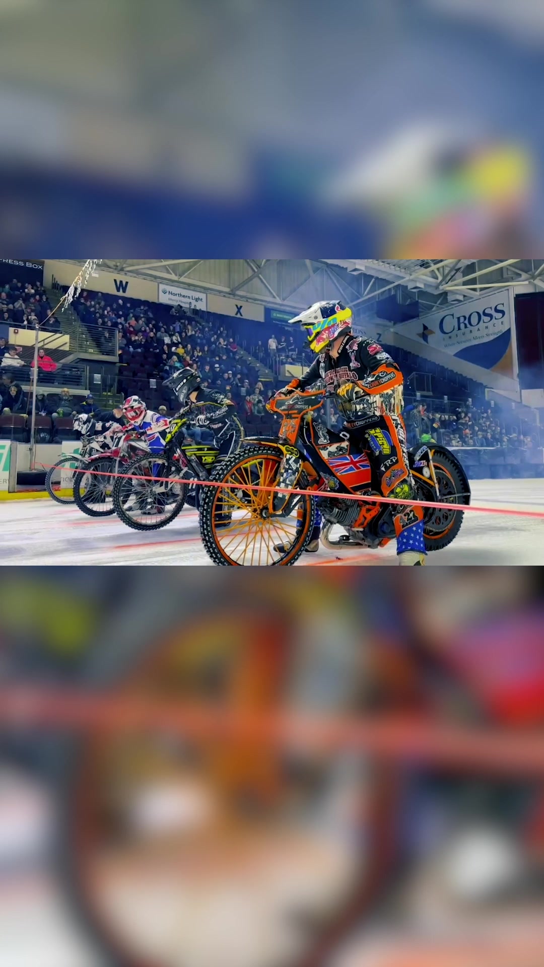 Ice racing at full speed. ️🏍️ Xtreme International Ice Racing brings ...